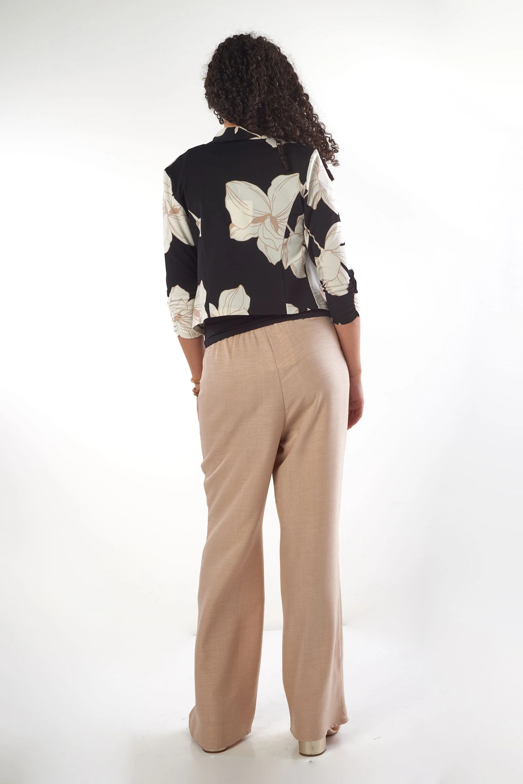 Veston Court Ă motif floral - JAMILA-P - (R-B20) - Image 14