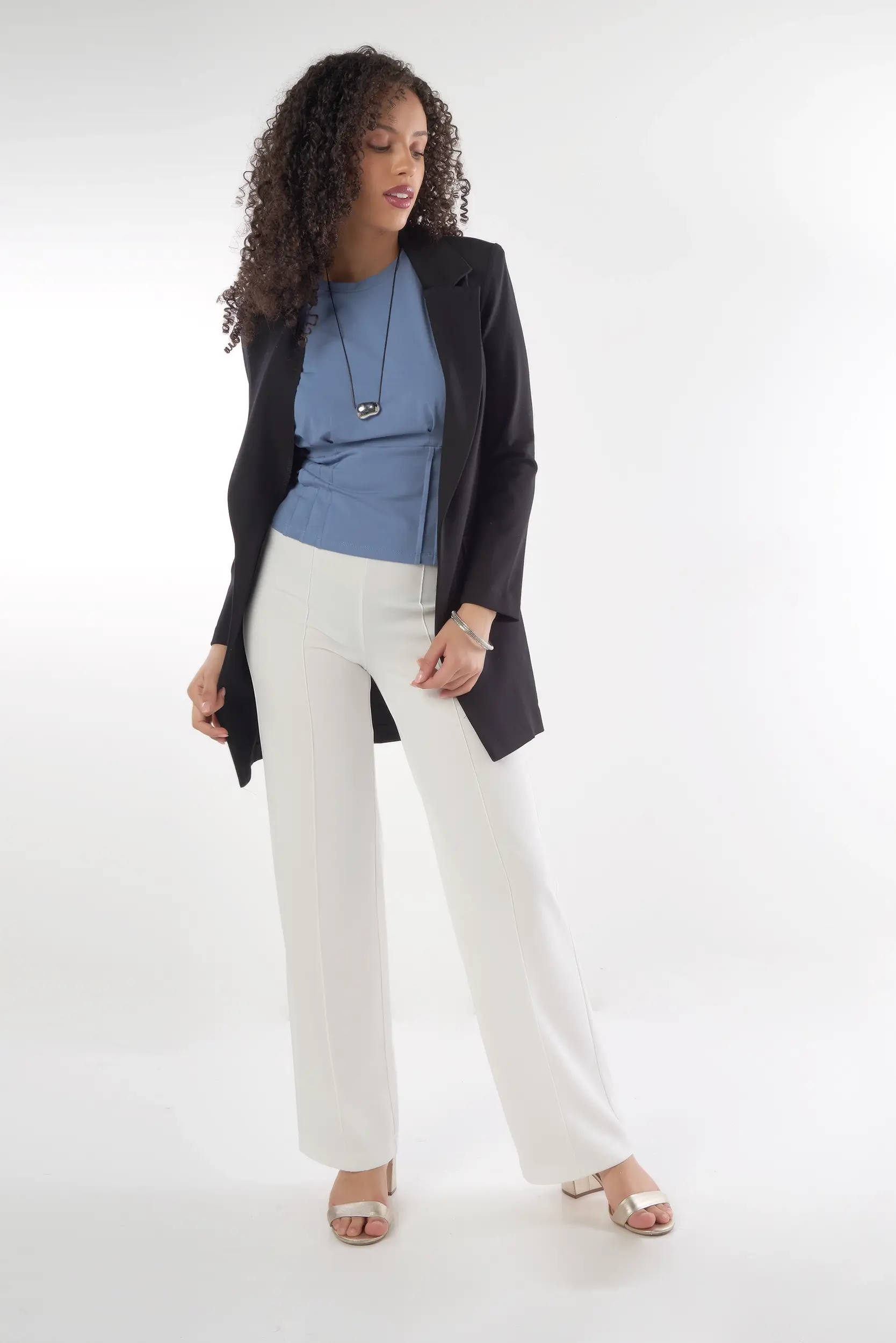 Veston long pour femme - MOORA - (R-A3) - Image 12