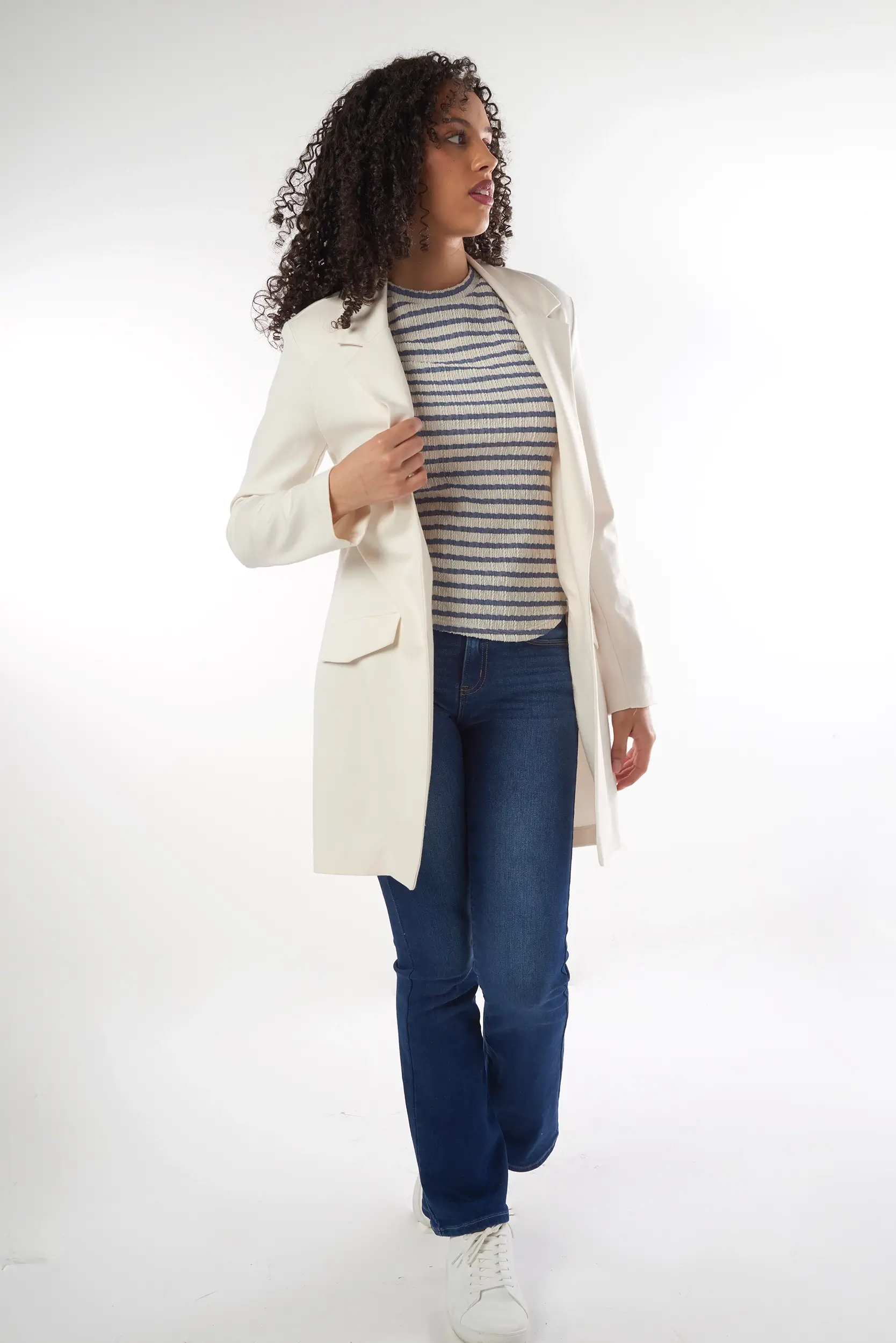Veston long pour femme - MOORA - (R-A3) - Image 32