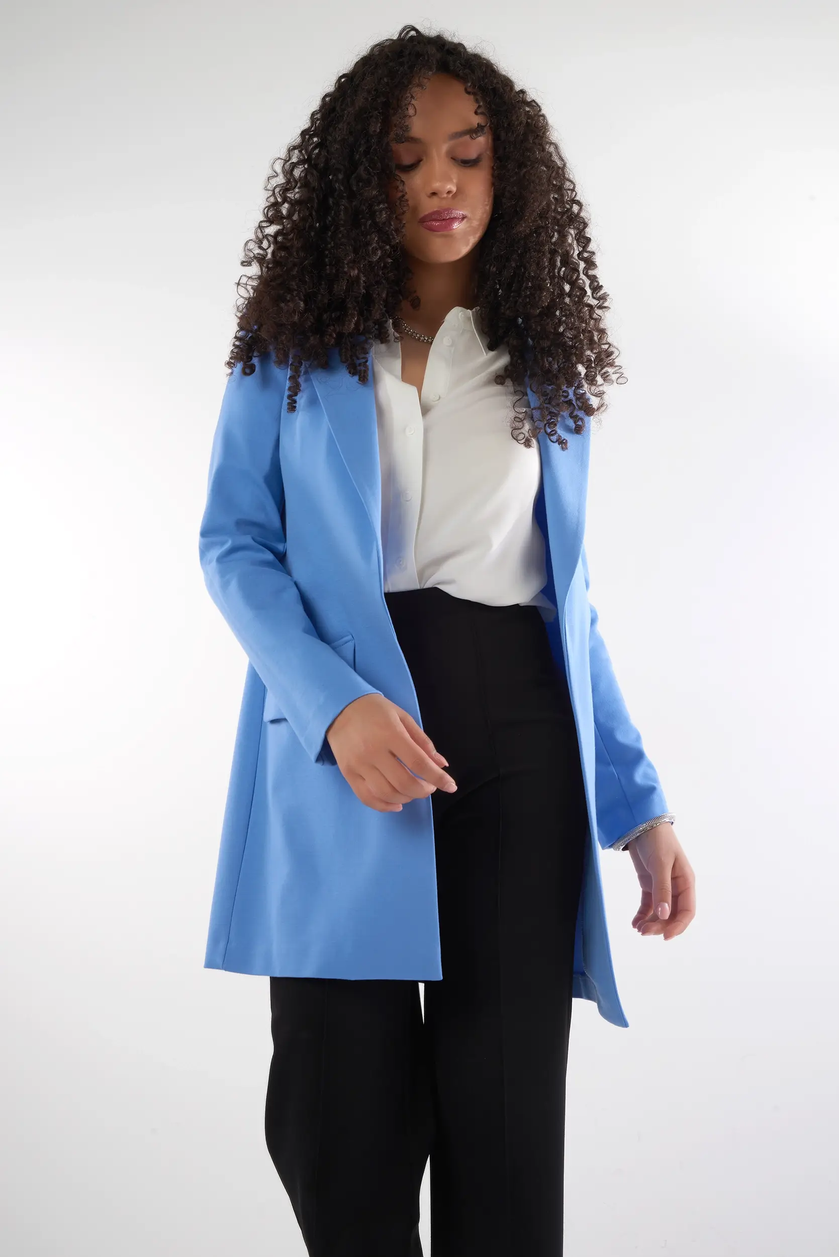 Veston long pour femme - MOORA - (R-A3) - Image 7