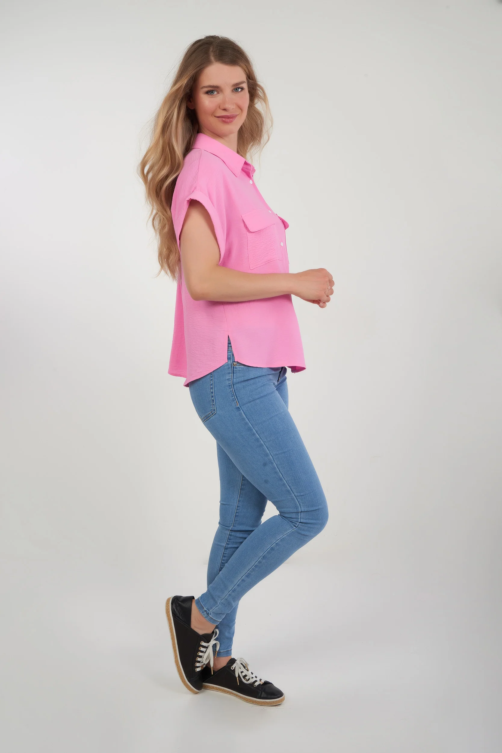Blouse à manches courtes - LAKETA-Y2 - (R-B9) - Image 13
