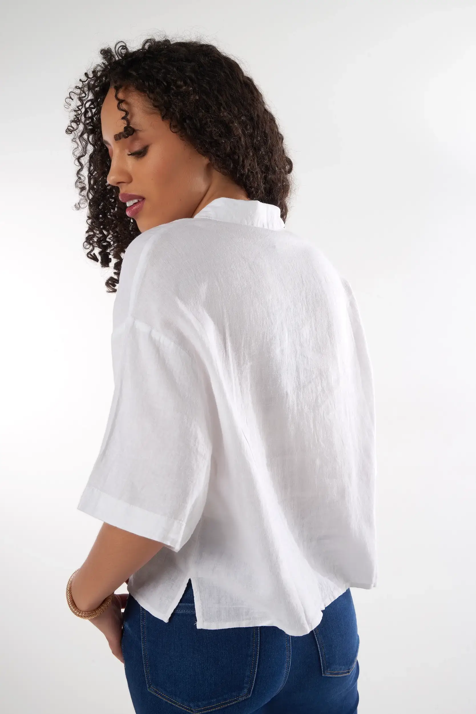Blouse Blanche Élégante - LINN-MC - (E-A7) - Image 3