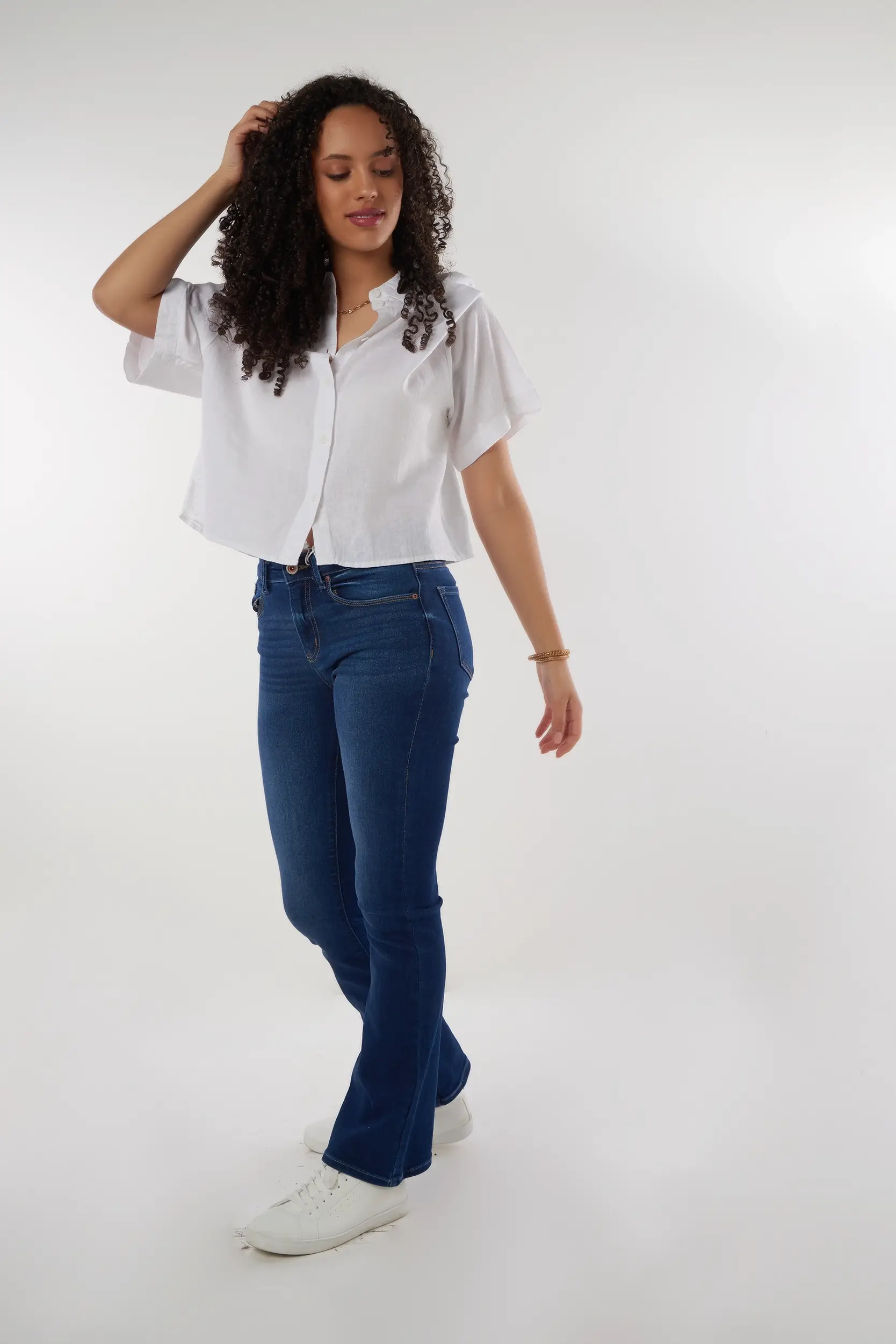 Blouse Blanche Élégante - LINN-MC - (E-A7) - Image 4
