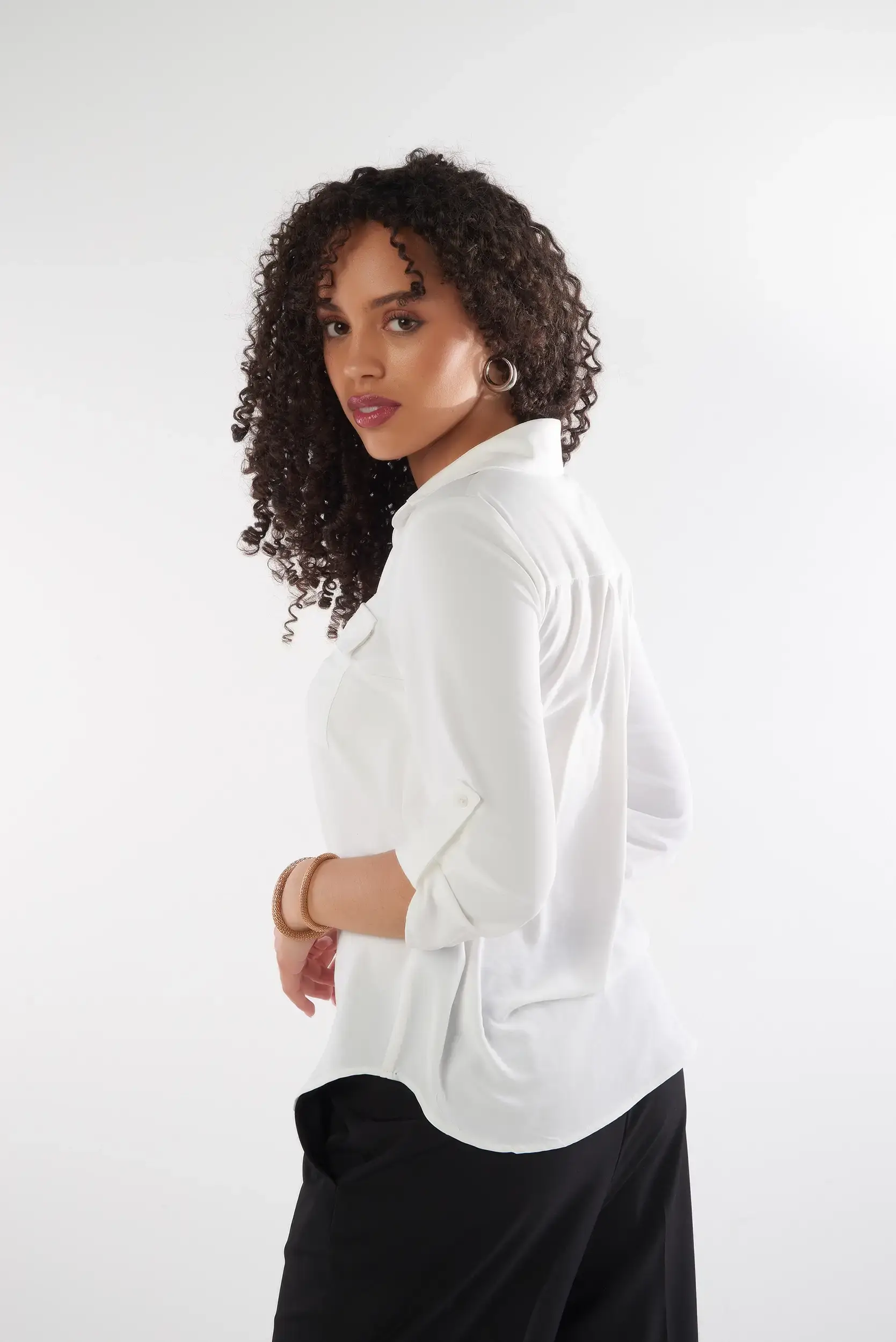 Blouse à Manches trois-quarts - PINOTSOLID2 - (R-B9) - Image 10