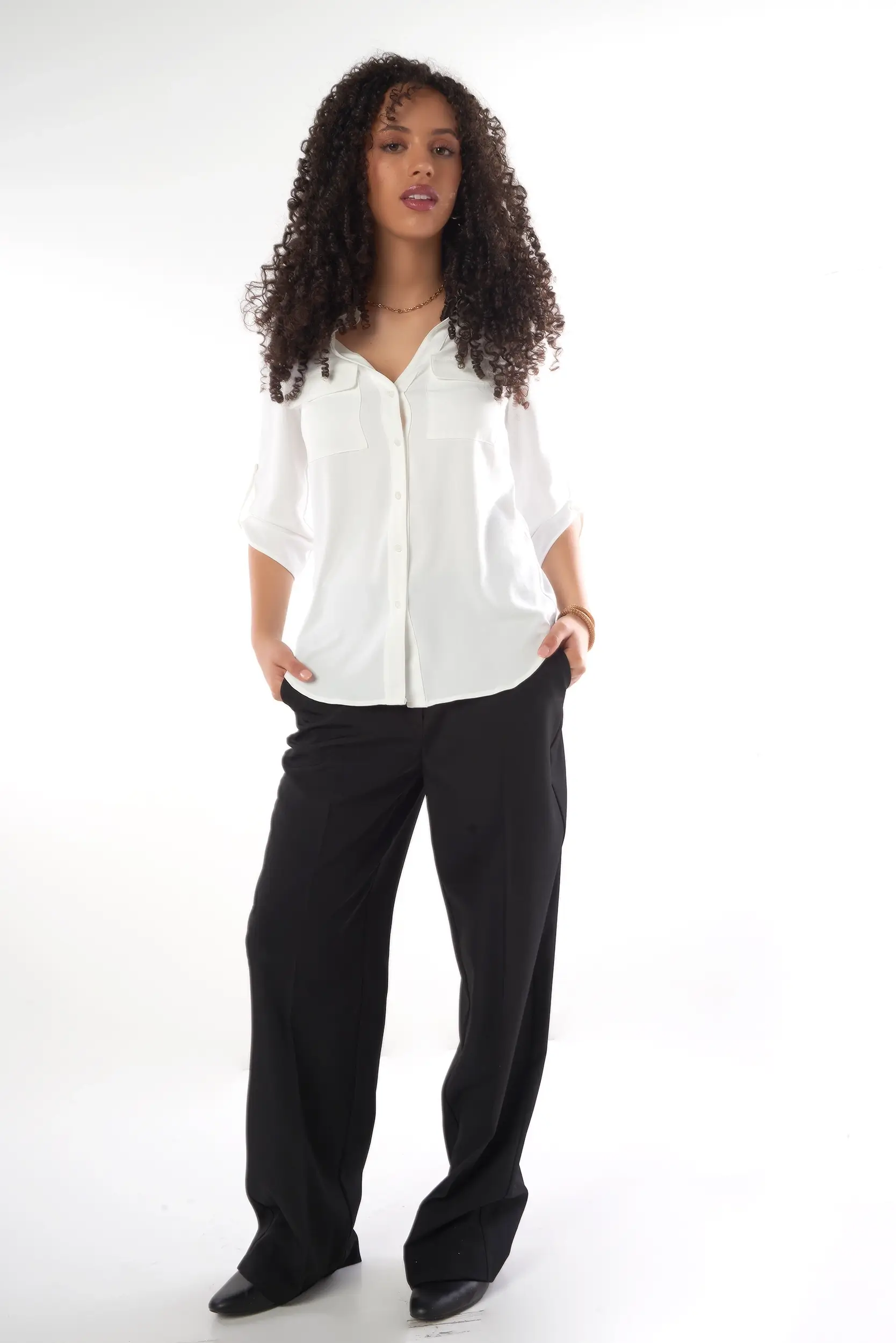 Blouse à Manches trois-quarts - PINOTSOLID2 - (R-B9) - Image 11