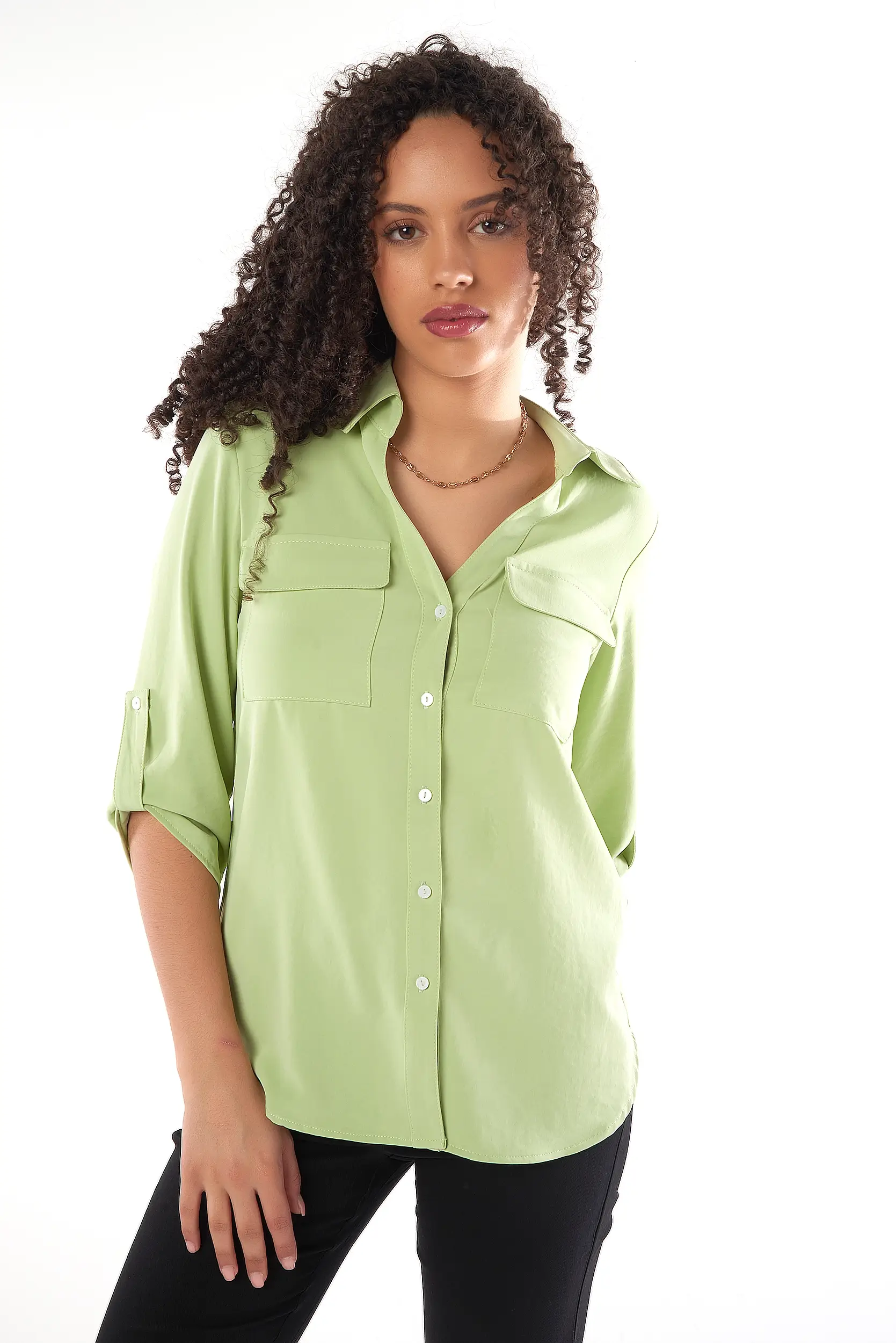 Blouse à Manches trois-quarts - PINOTSOLID2 - (R-B9) - Image 14