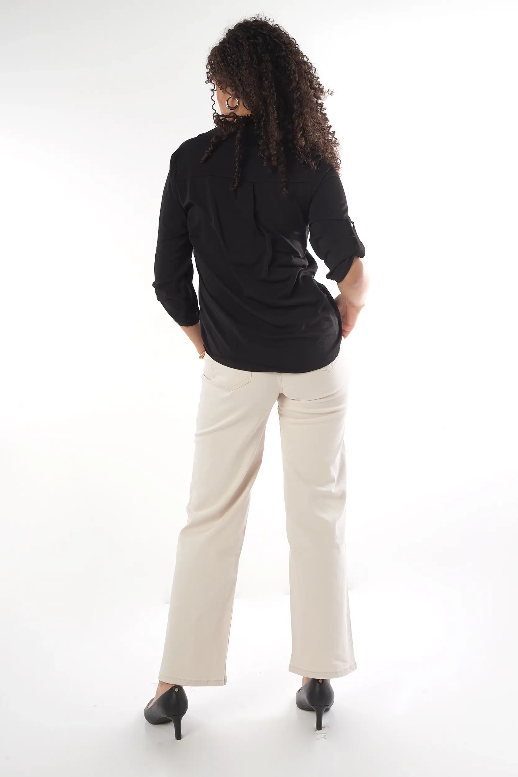 Blouse à Manches trois-quarts - PINOTSOLID2 - (R-B9) - Image 26