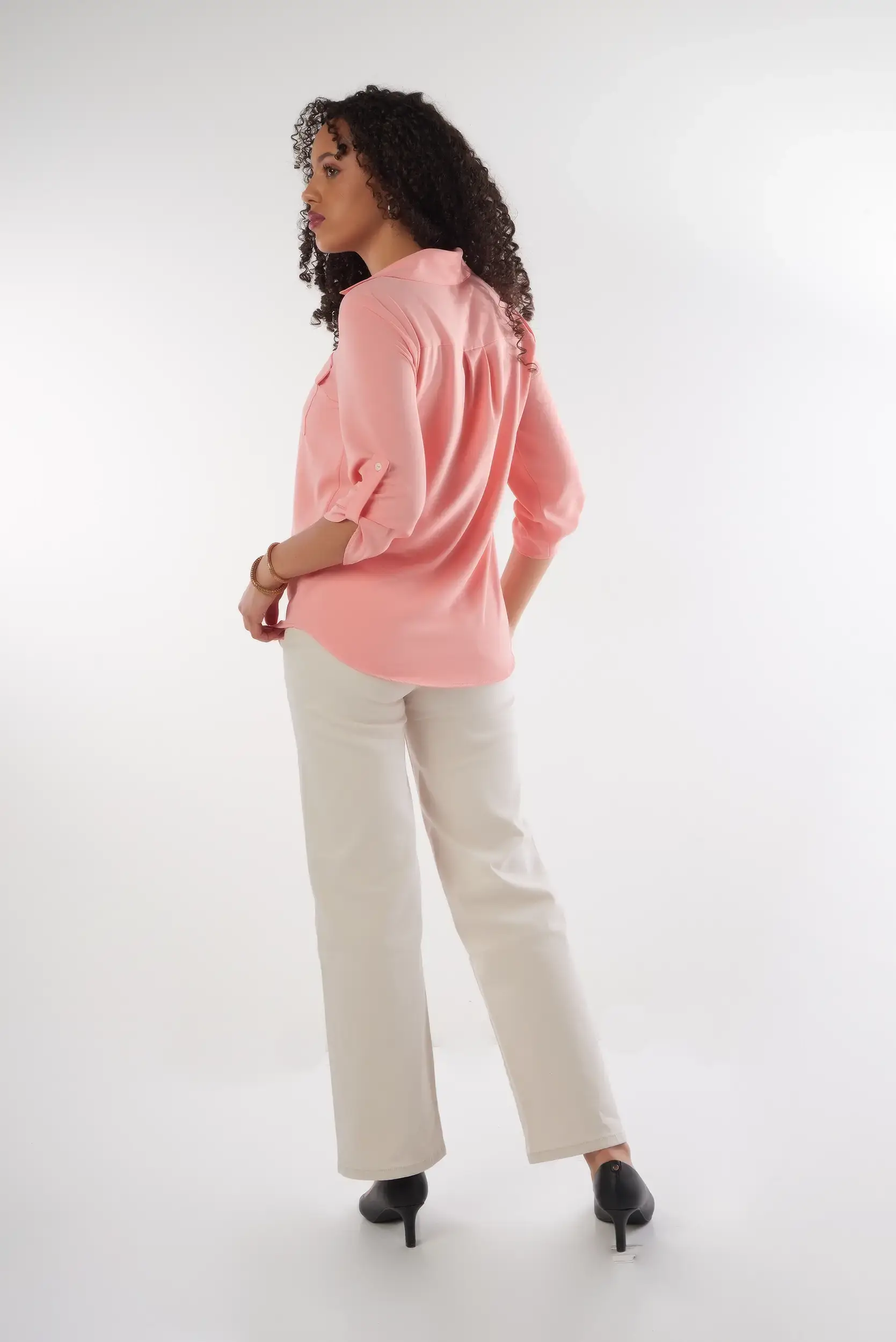 Blouse à Manches trois-quarts - PINOTSOLID2 - (R-B9) - Image 6