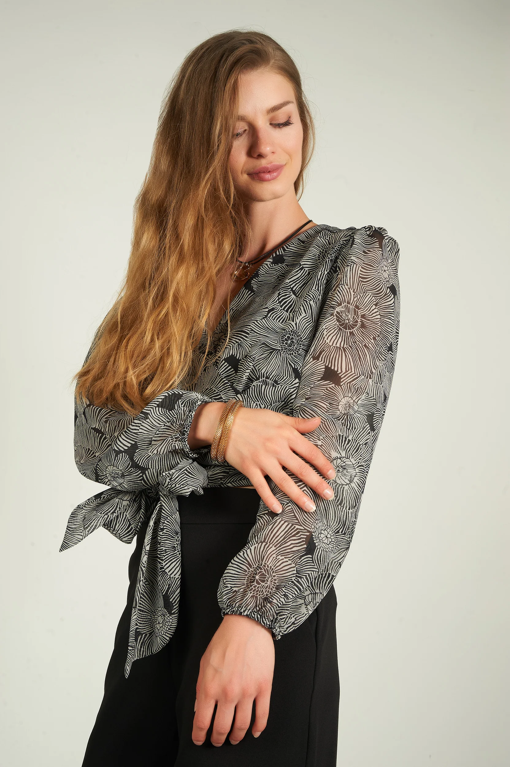 Haut court en chiffon - SEKI - (R-A6) - Image 12