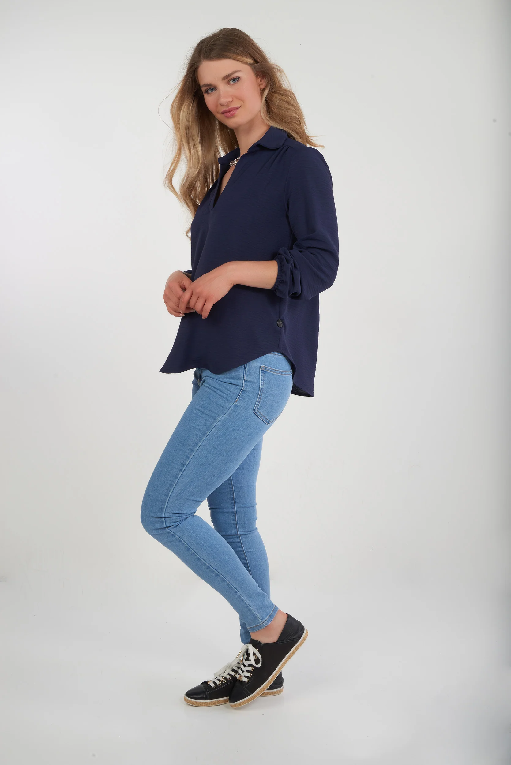 Blouse à manches longues - ARISTA-COL - (R-A9) - Image 11