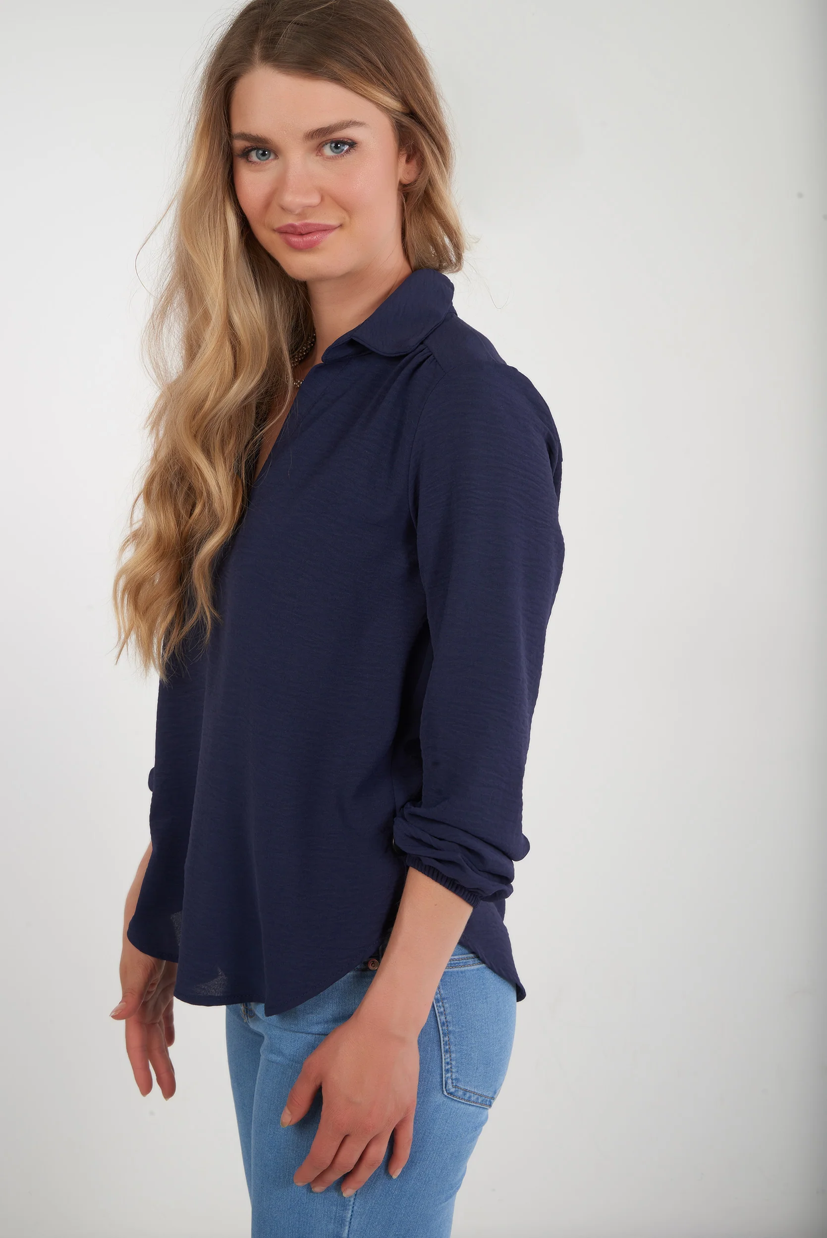 Blouse à manches longues - ARISTA-COL - (R-A9) - Image 5