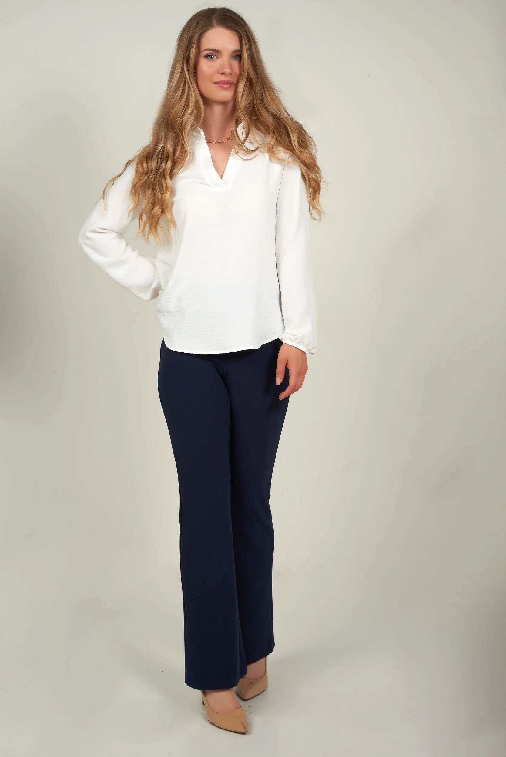 Blouse à manches longues - ARISTA-COL - (R-A9) - Image 6