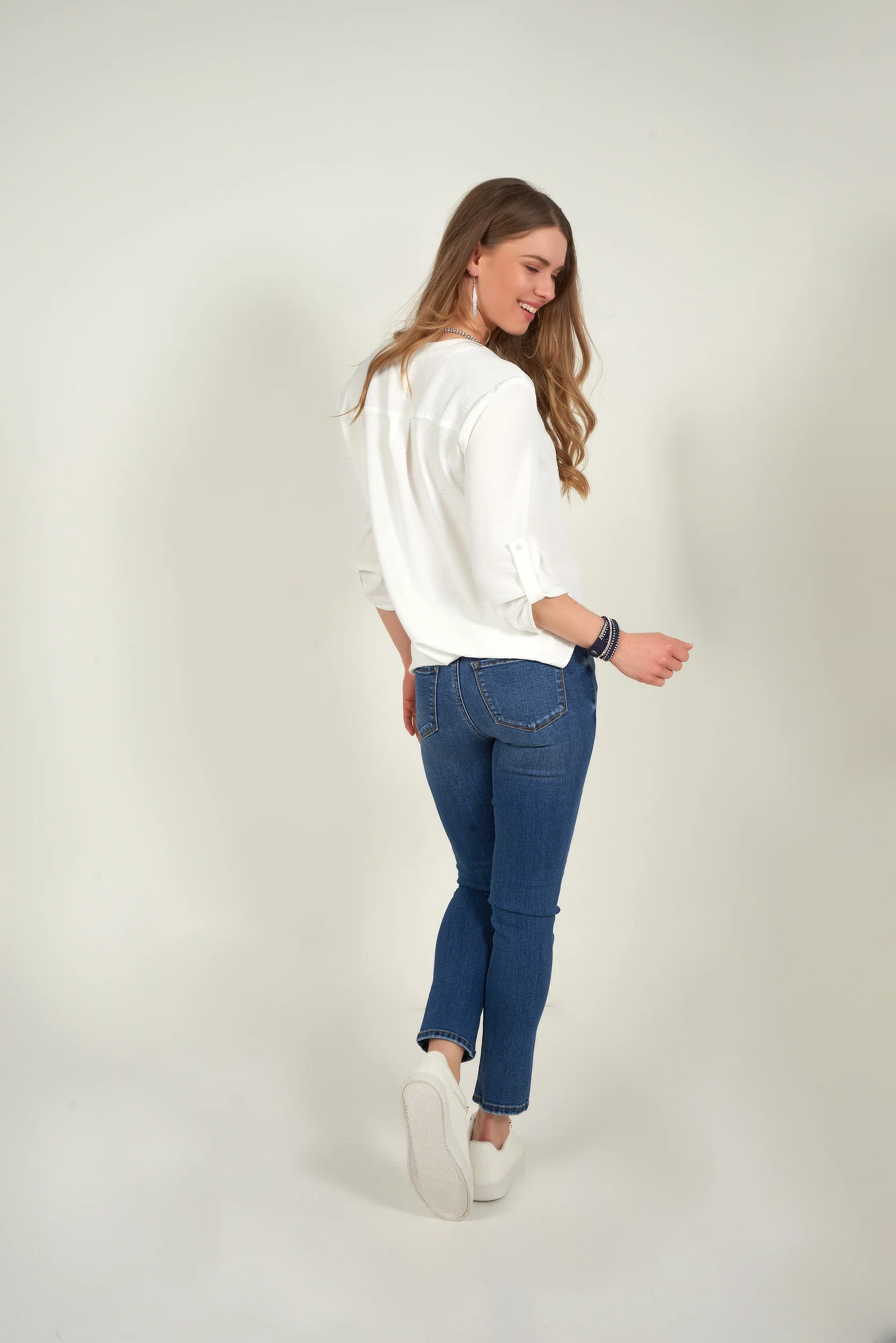 Blouse à manches trois-quarts - ARIS-S26 - (R-B2) - Image 12
