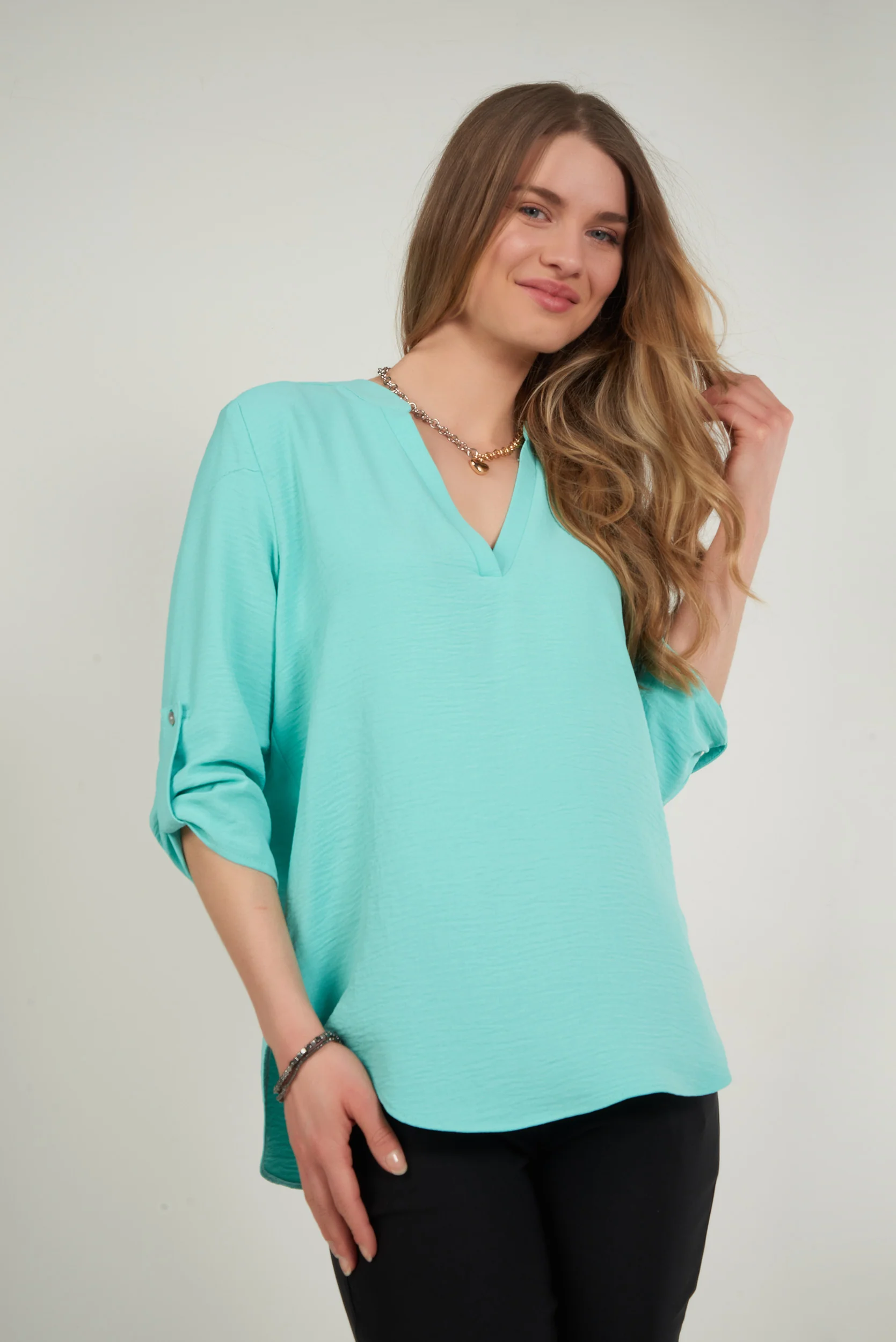 Blouse à manches trois-quarts - ARIS-S26 - (R-B2) - Image 2