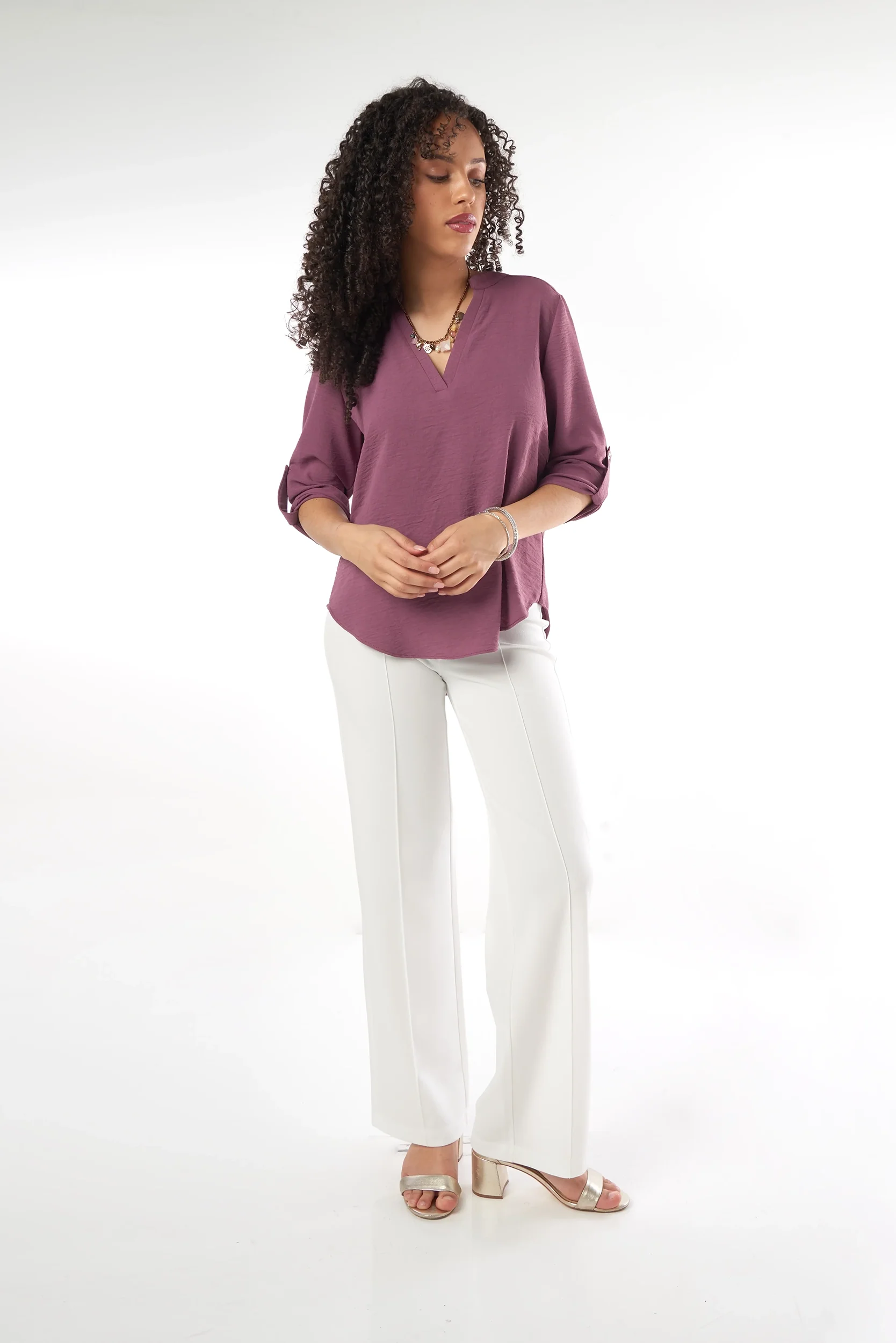 Blouse à manches trois-quarts - ARIS-S26 - (R-B2) - Image 53