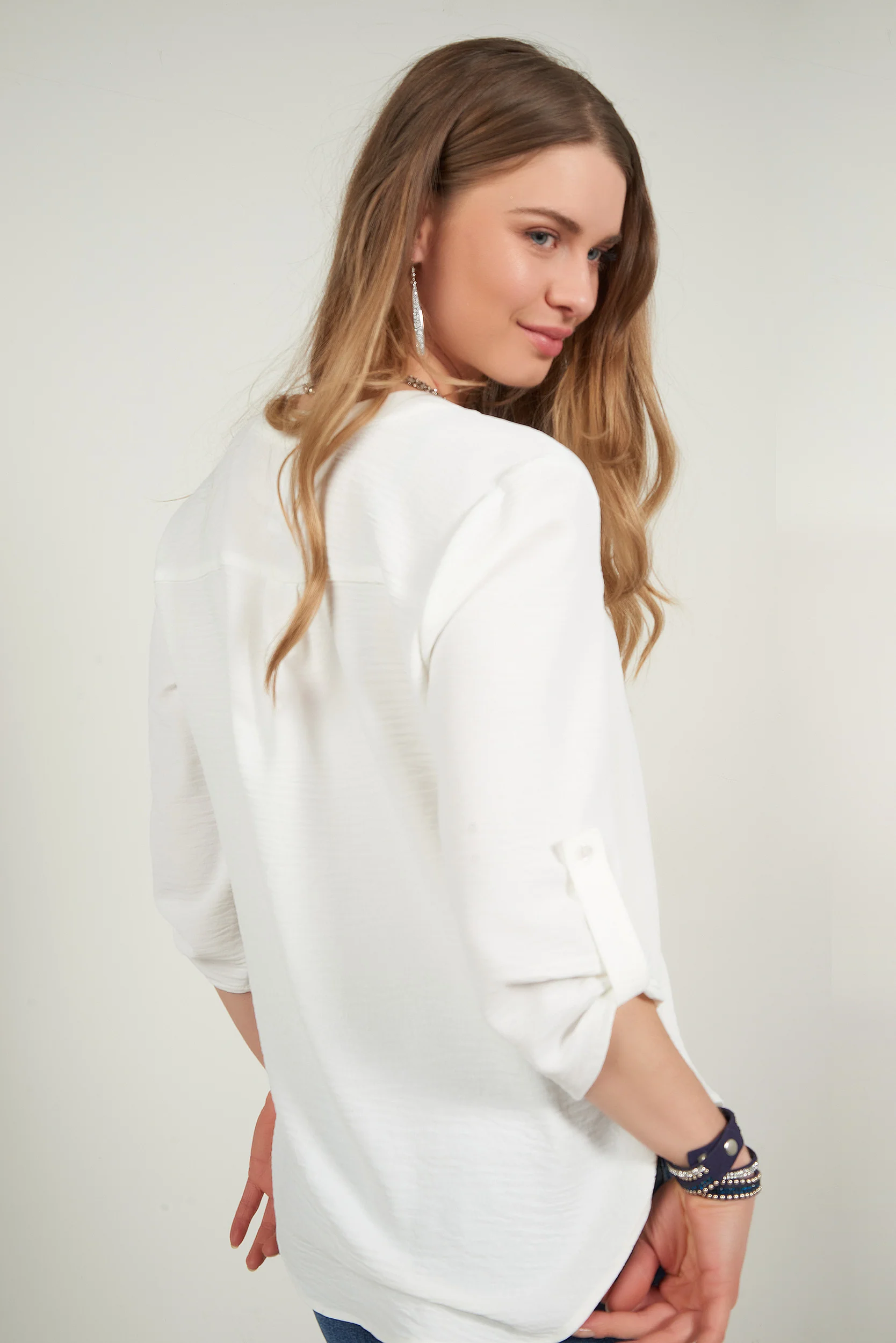 Blouse à manches trois-quarts - ARIS-S26 - (R-B2) - Image 9