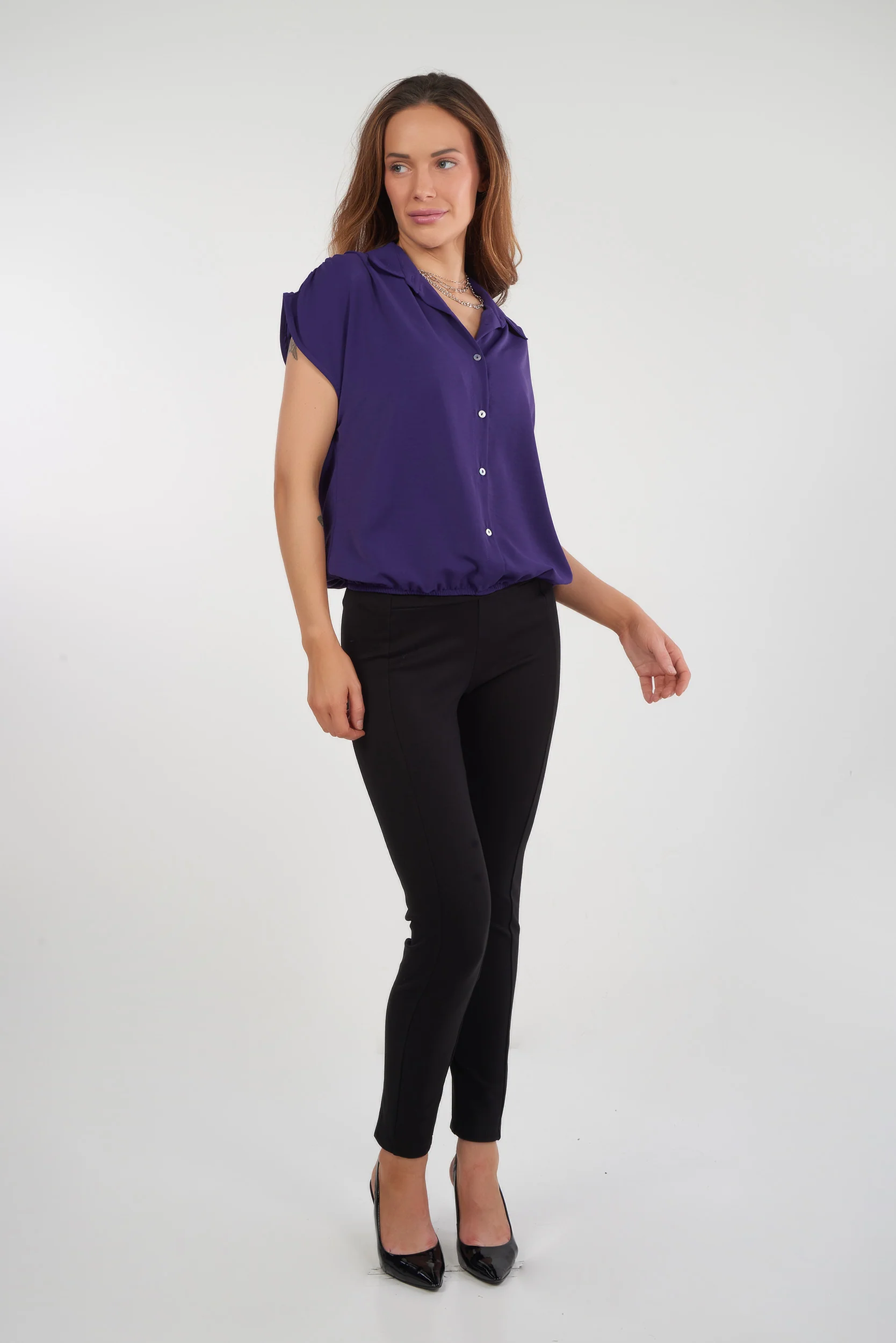 Blouse sans manches unie - ELEONORE2 - (R-B10) - Image 18