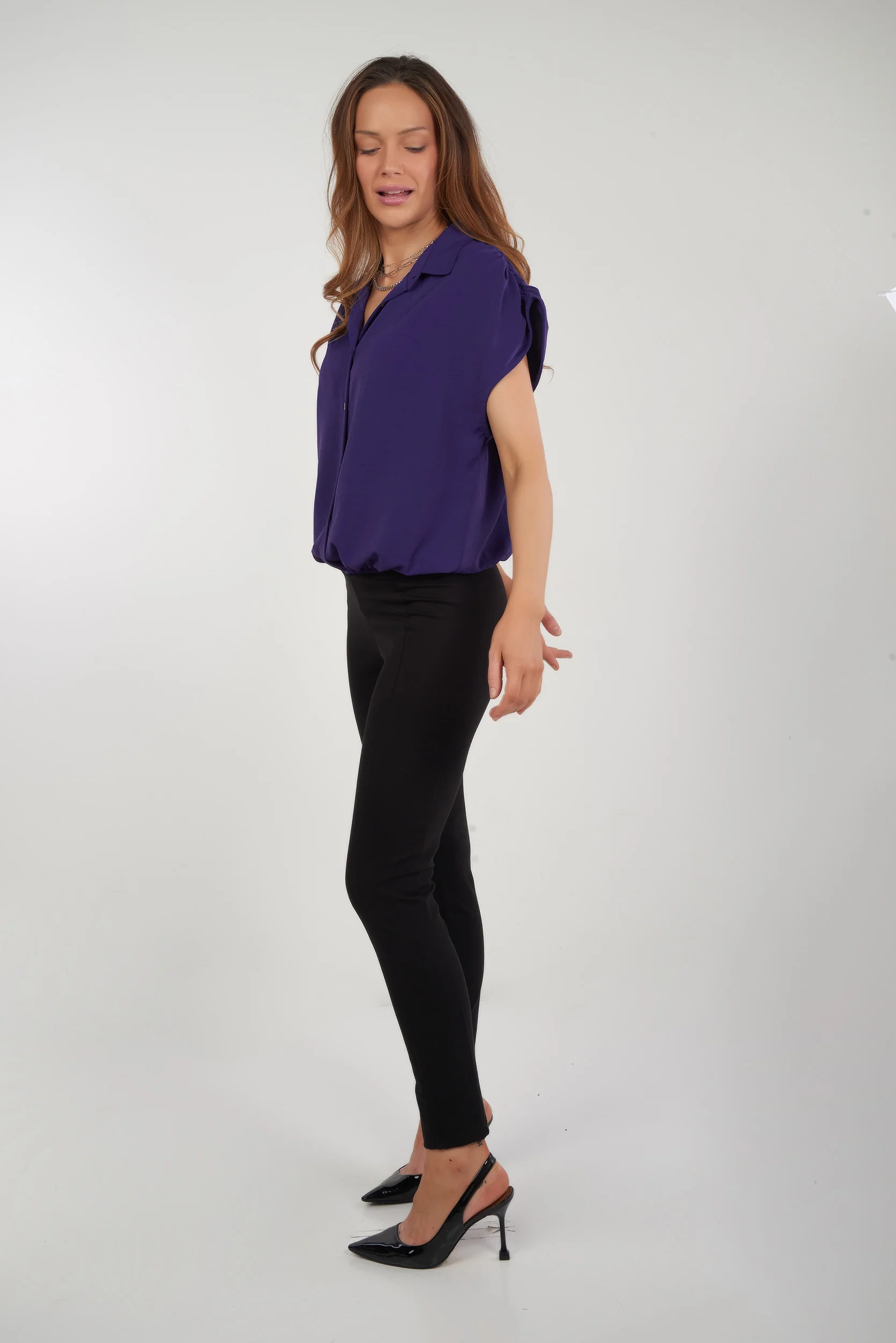 Blouse sans manches unie - ELEONORE2 - (R-B10) - Image 20