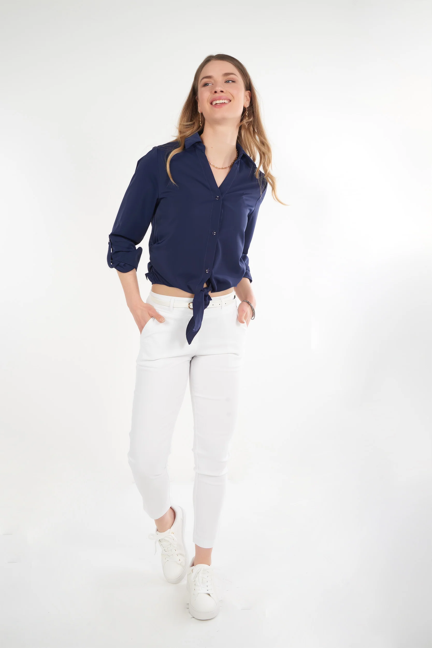 Blouse à manches trois-quarts - CARMEL-Z1 - (E-A11) - Image 12