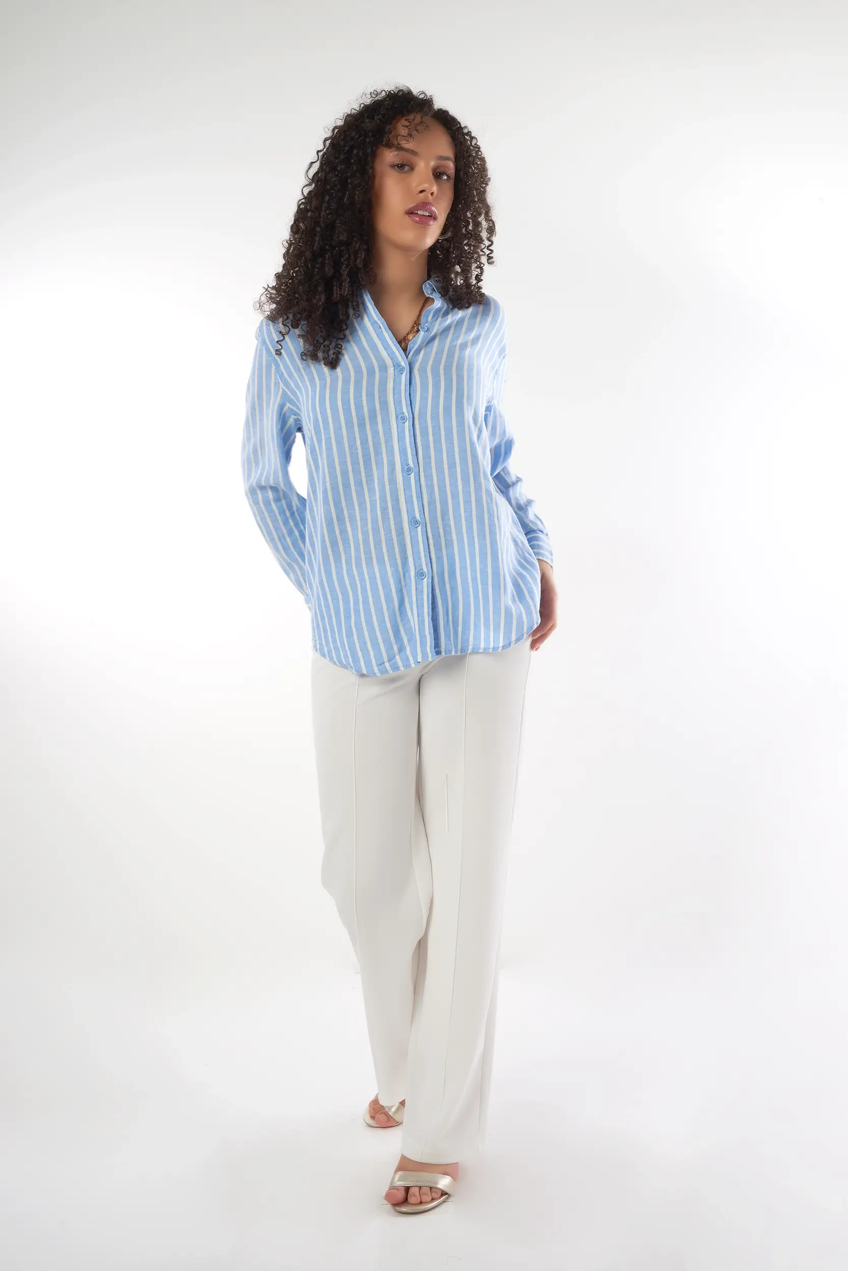 Blouse rayée à manches longues - LINN - (E-A1) - Image 4