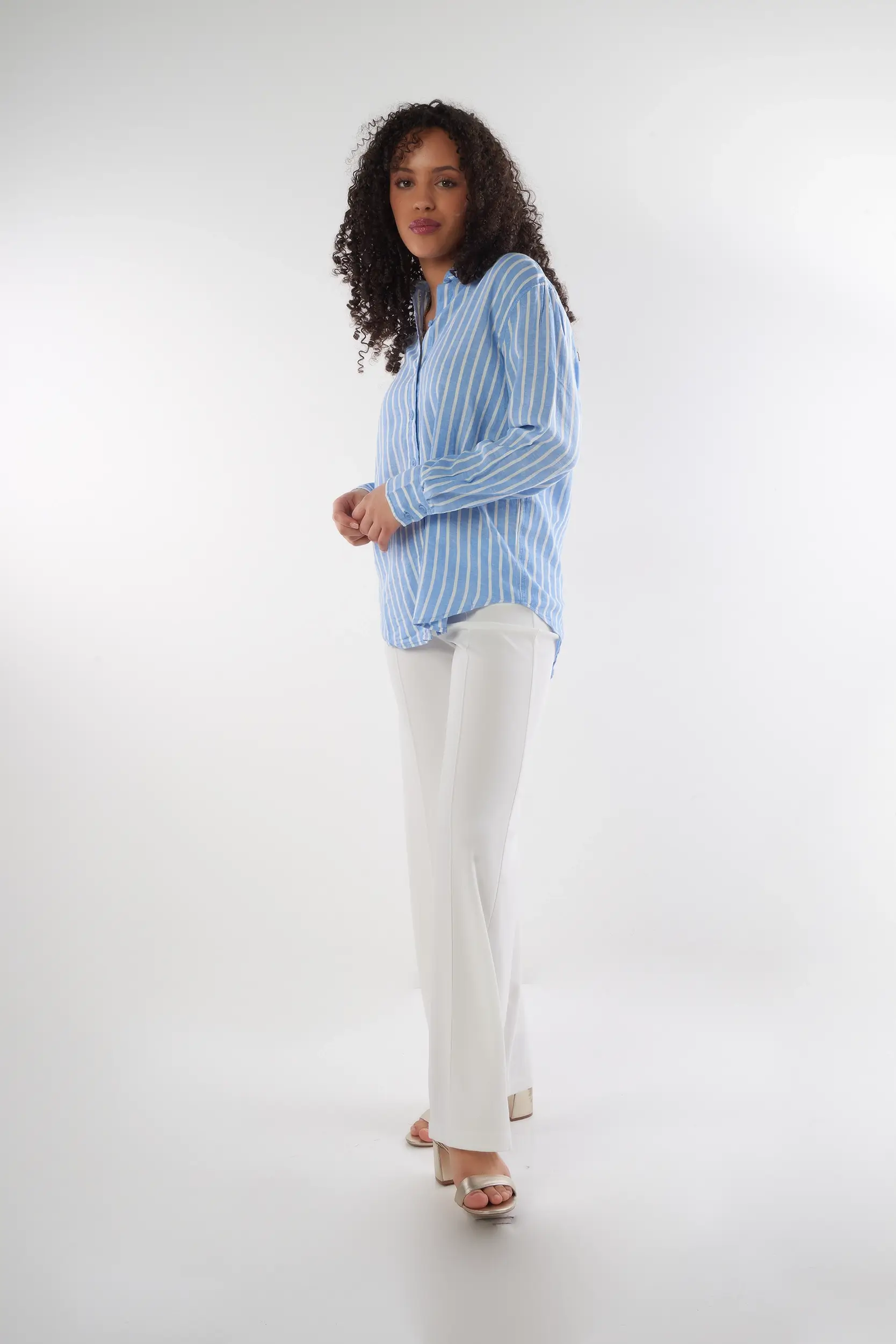 Blouse rayée à manches longues - LINN - (E-A1) - Image 5