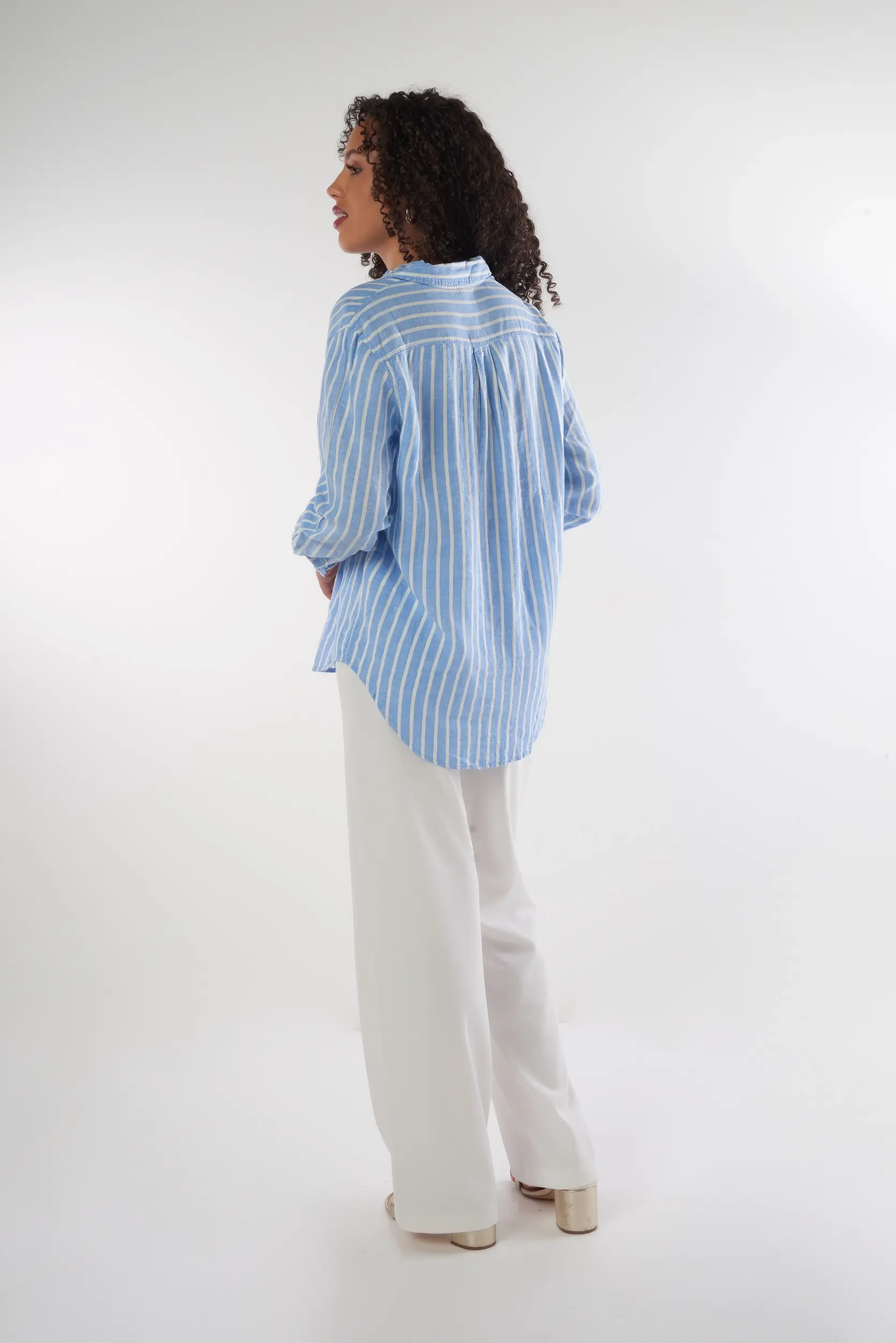 Blouse rayée à manches longues - LINN - (E-A1) - Image 6
