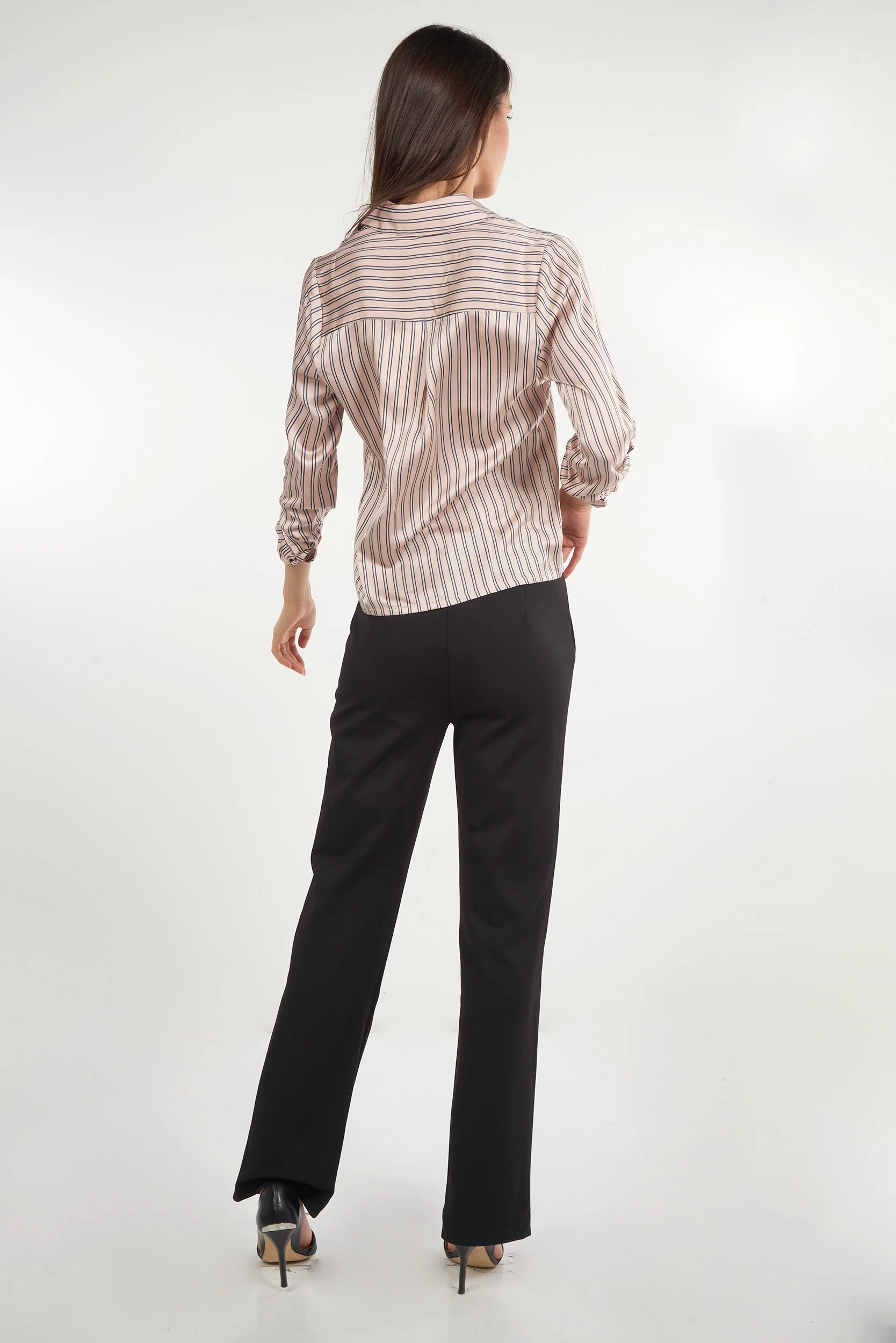 Blouse rayée à manches longues - LARABEL - (E-B2) - Image 7