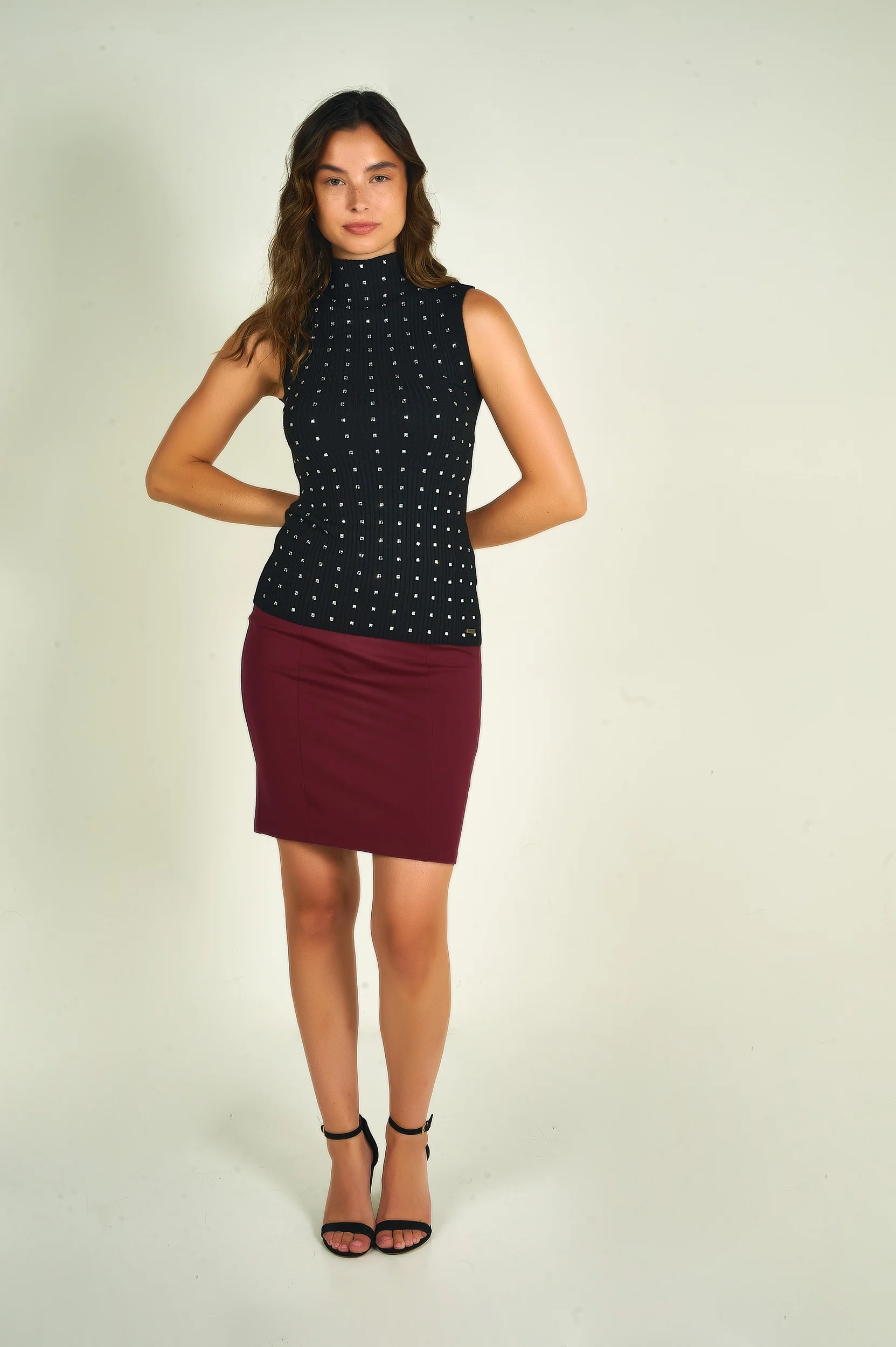 Camisole sans manches avec pierres - NOUR-Y2 - (E-B2) - Image 11