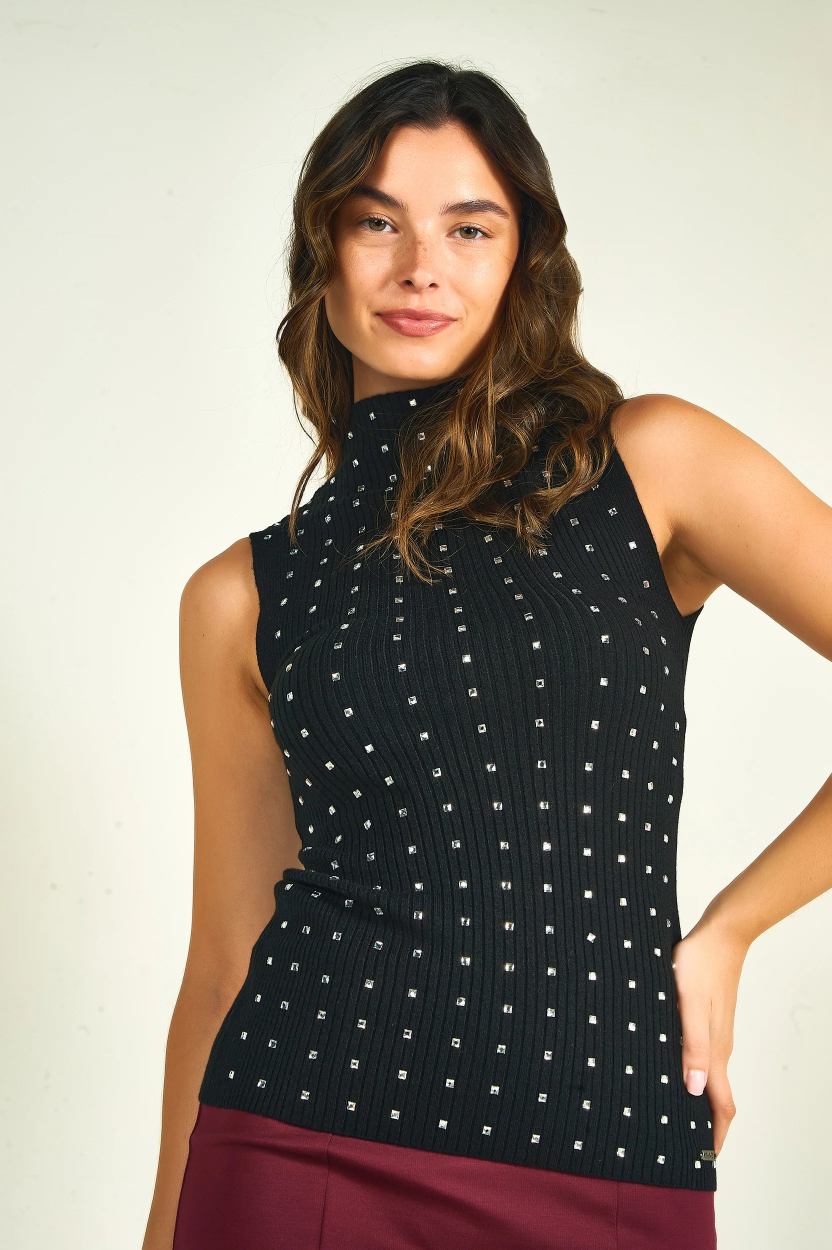 Camisole sans manches avec pierres - NOUR-Y2 - (E-B2) - Image 14