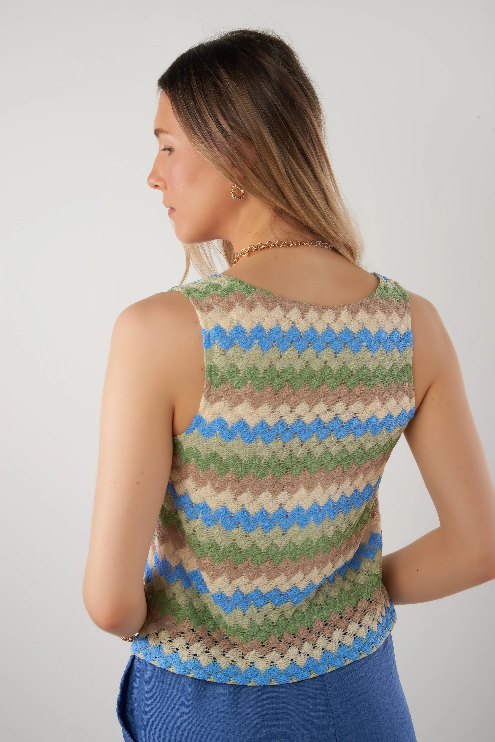 Camisole courte en crochet - MELBBA - (R-B7) - Image 3