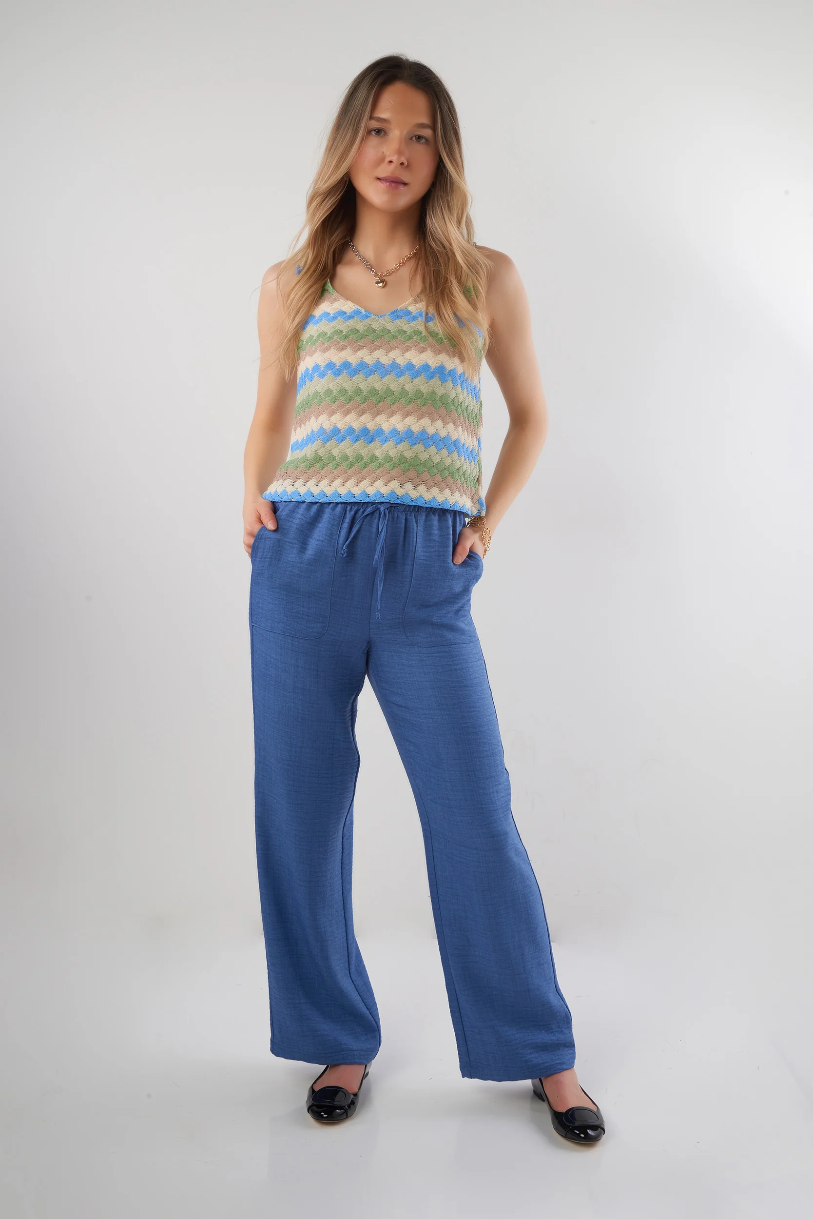 Camisole courte en crochet - MELBBA - (R-B7) - Image 5