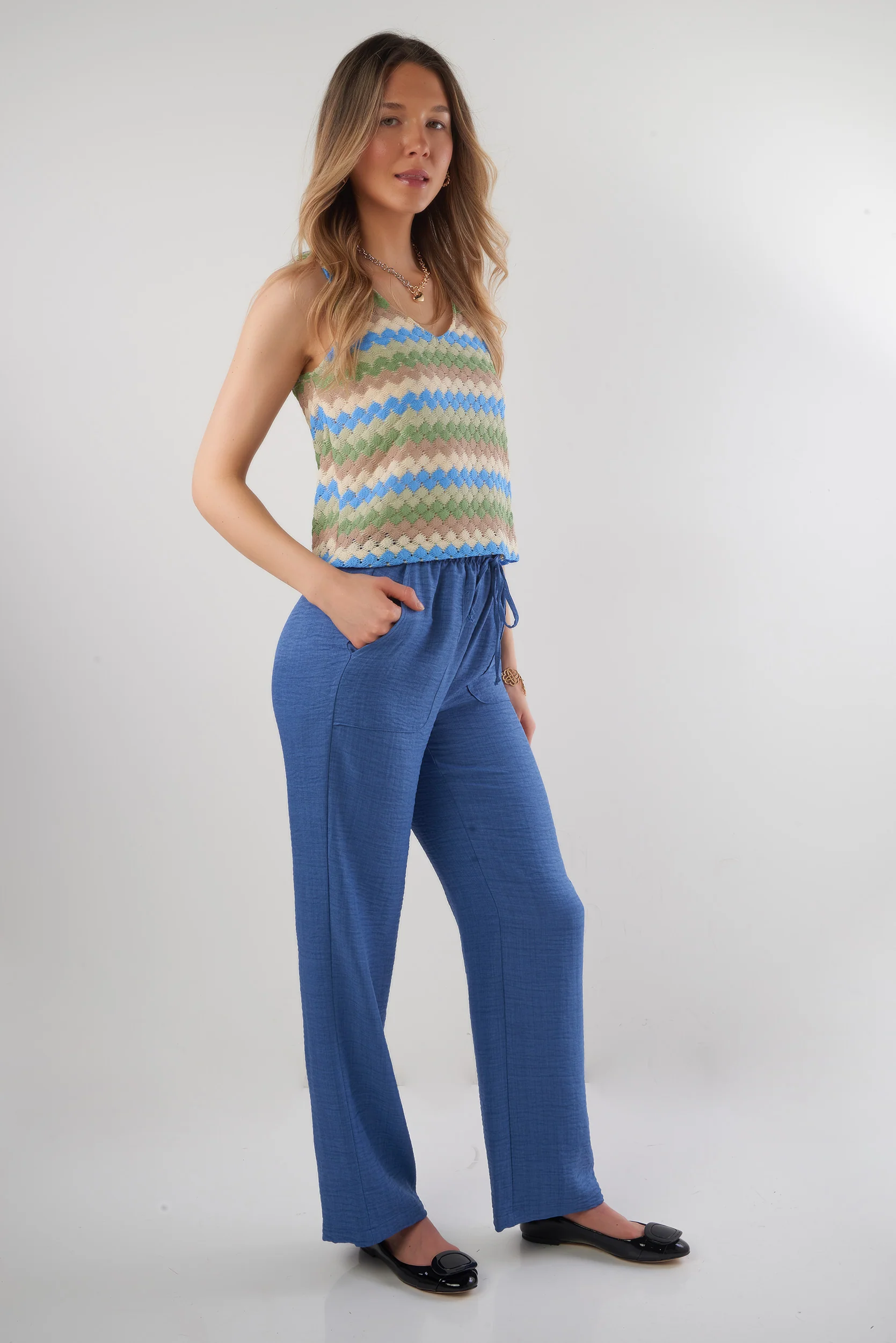 Camisole courte en crochet - MELBBA - (R-B7) - Image 7
