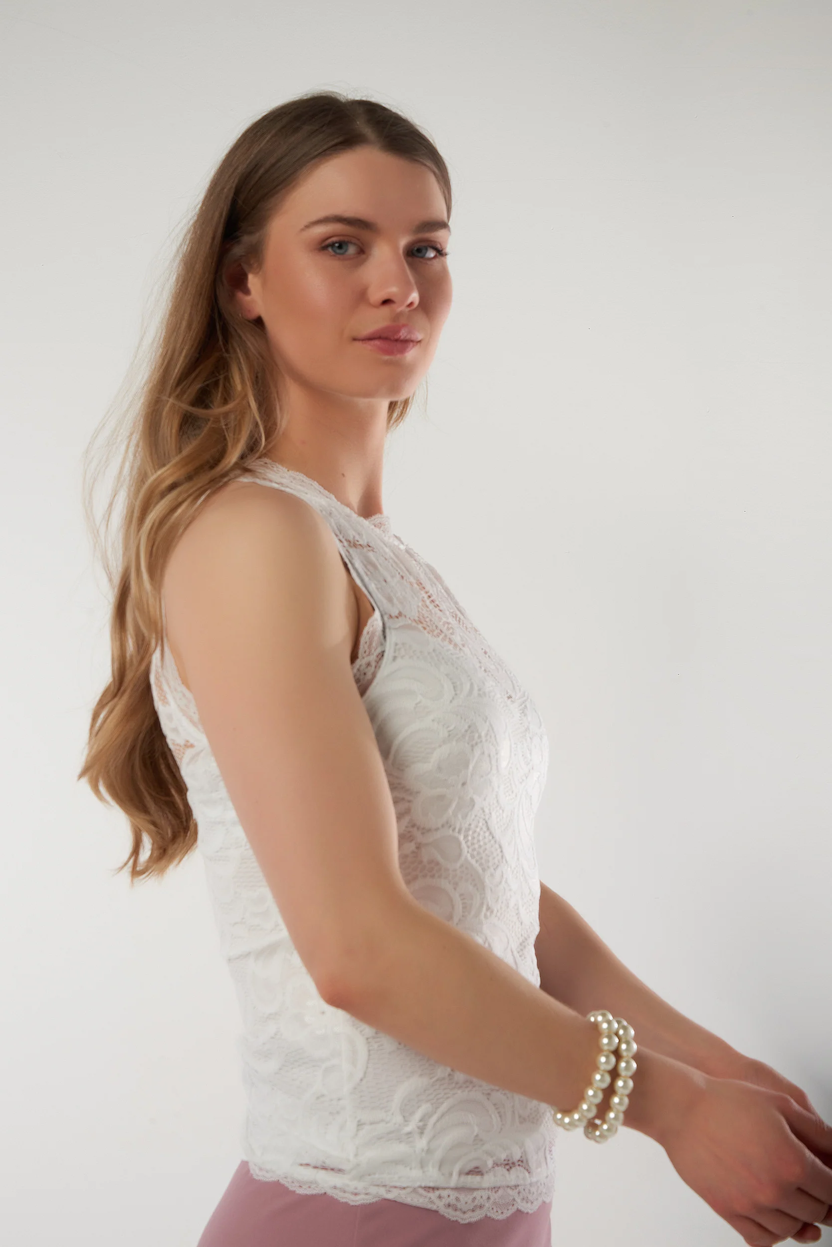 Haut élégant en dentelle - KAMELIA - (E-A5) - Image 3