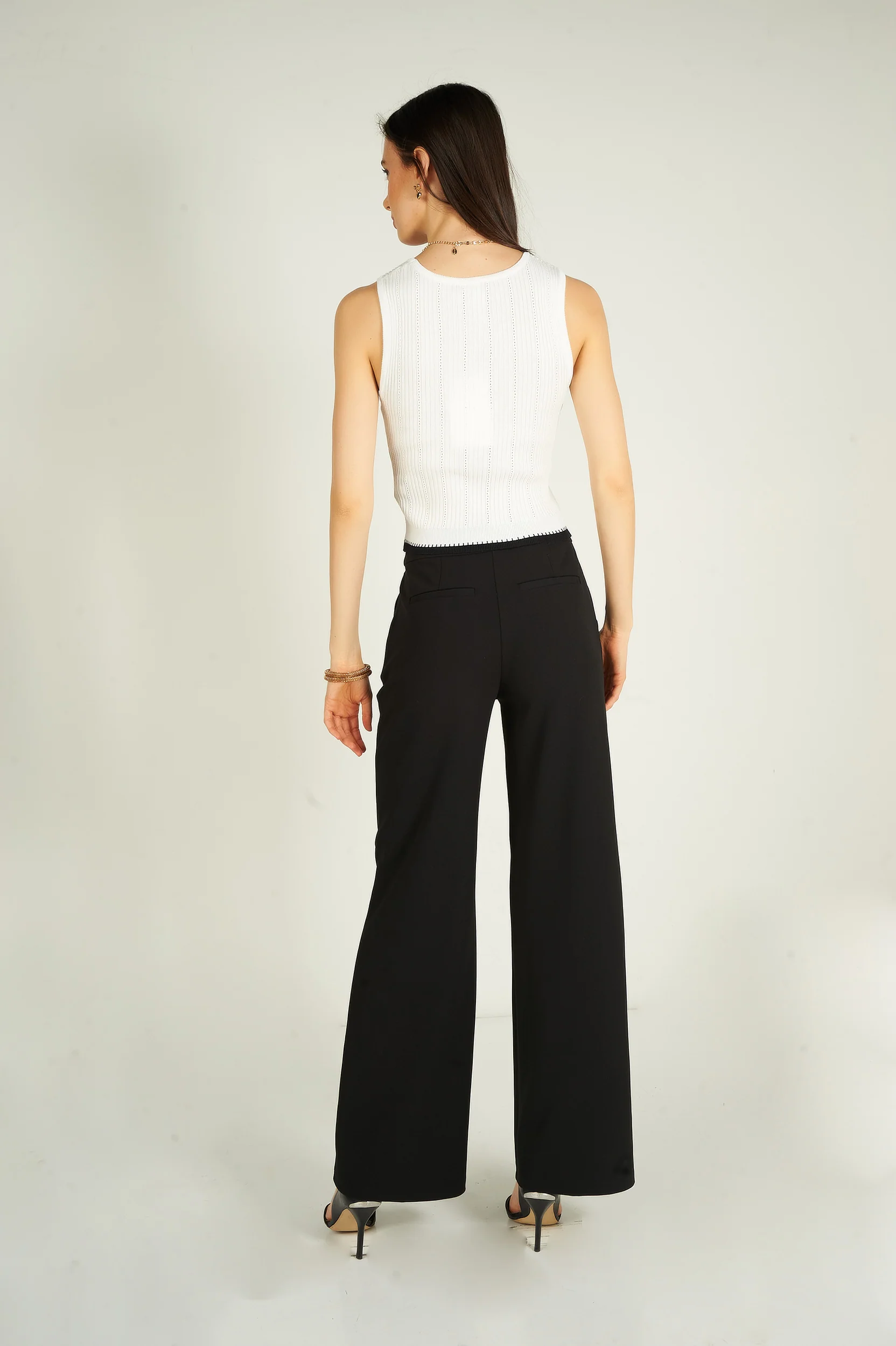 Camisole courte côtelée - TANA-Y - (E-B7) - Image 5
