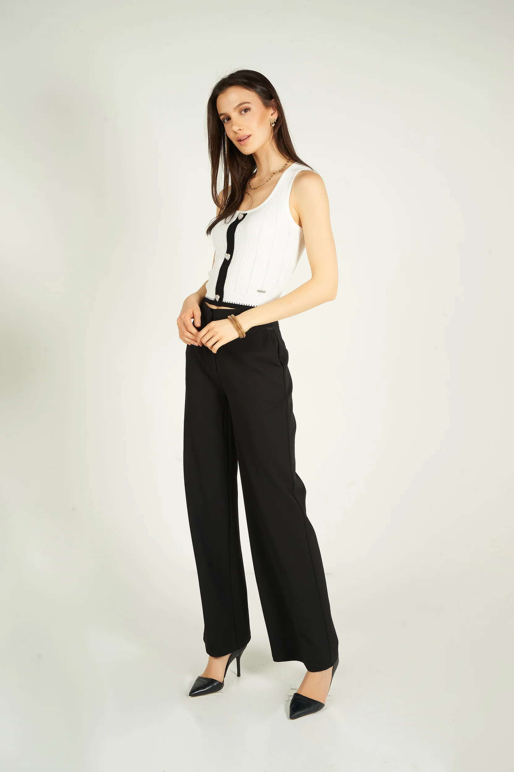 Camisole courte côtelée - TANA-Y - (E-B7) - Image 6