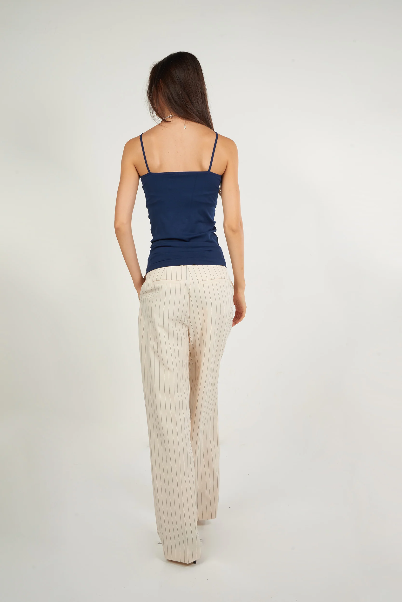 Camisole longue à bretelles fines - T-03R - (E-B17) - Image 35