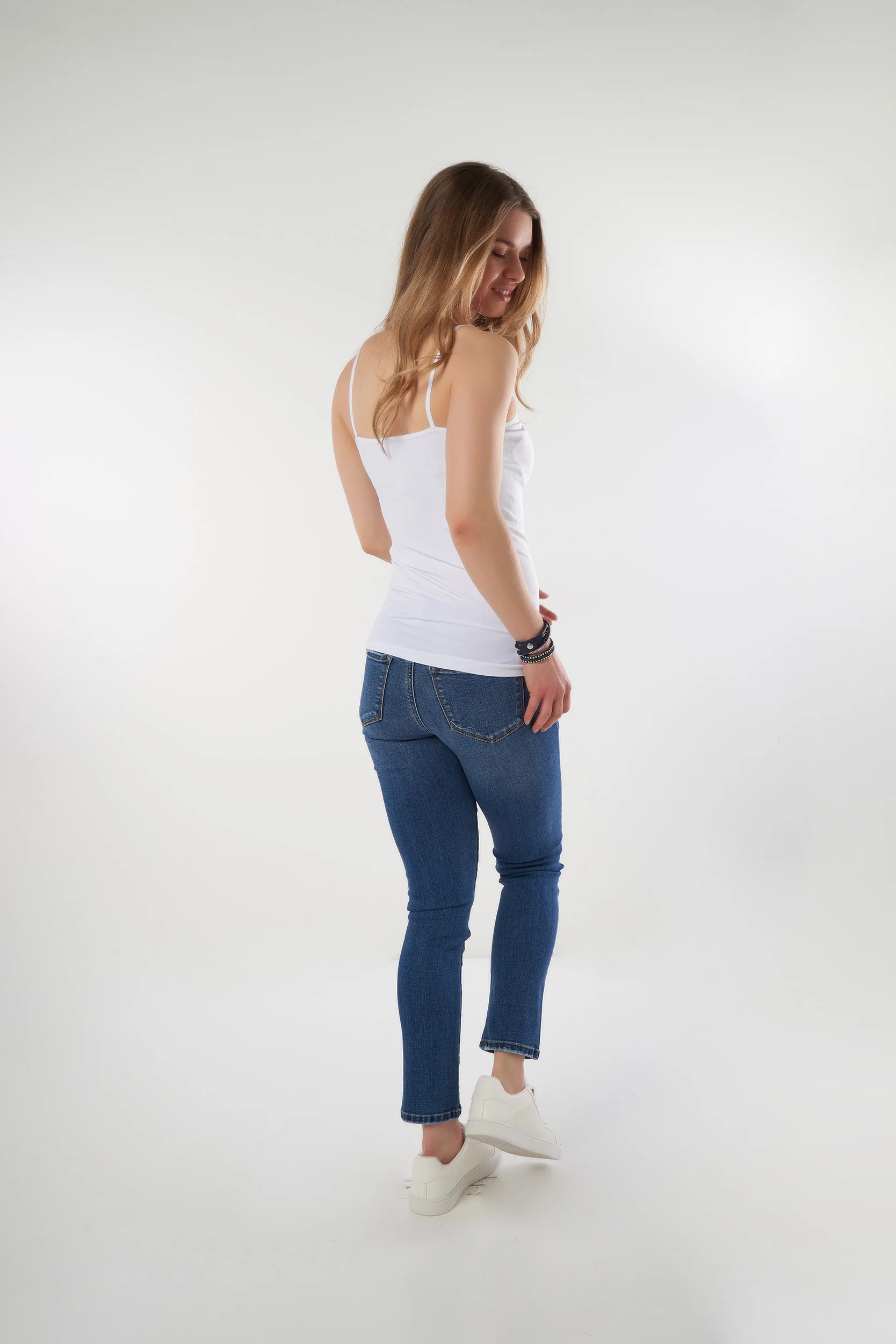 Camisole à bretelles fines élégante - T03R - (E-B18) - Image 10
