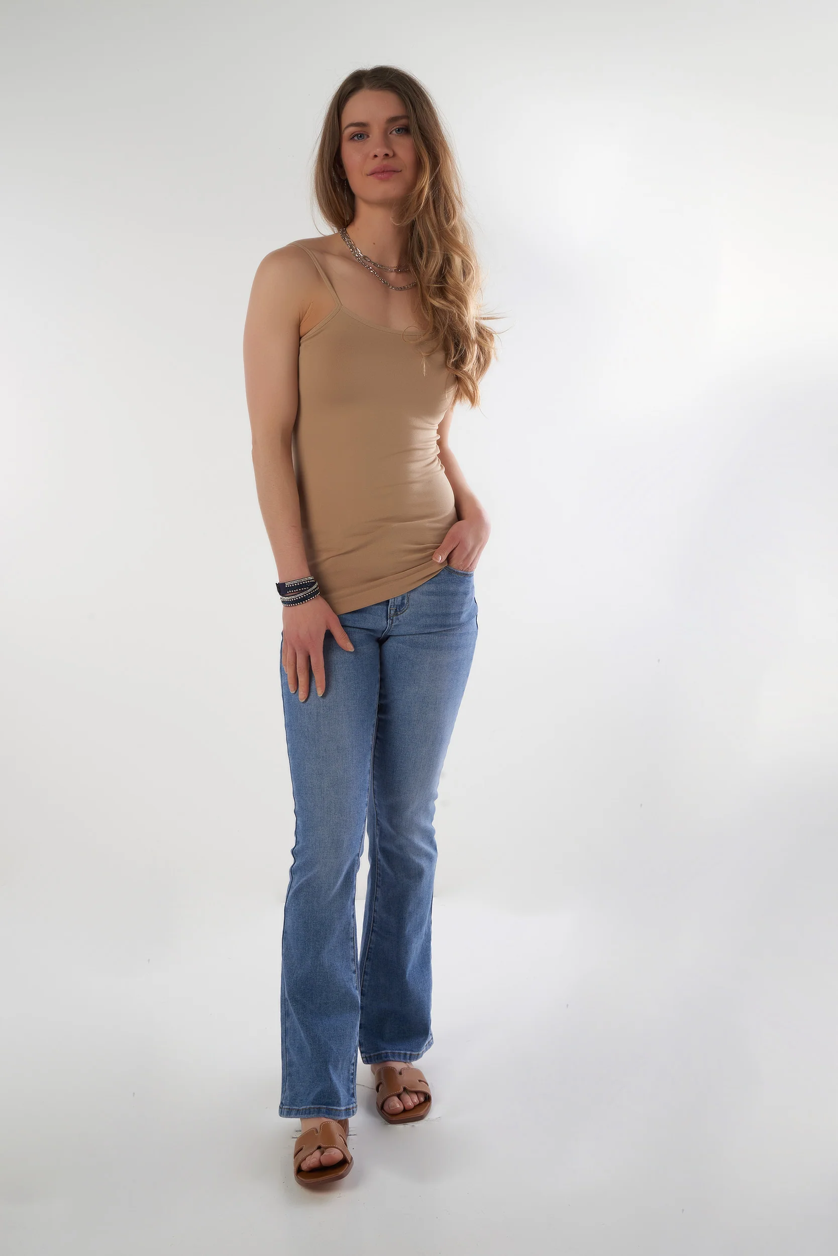 Camisole à bretelles fines élégante - T03R - (E-B18) - Image 23