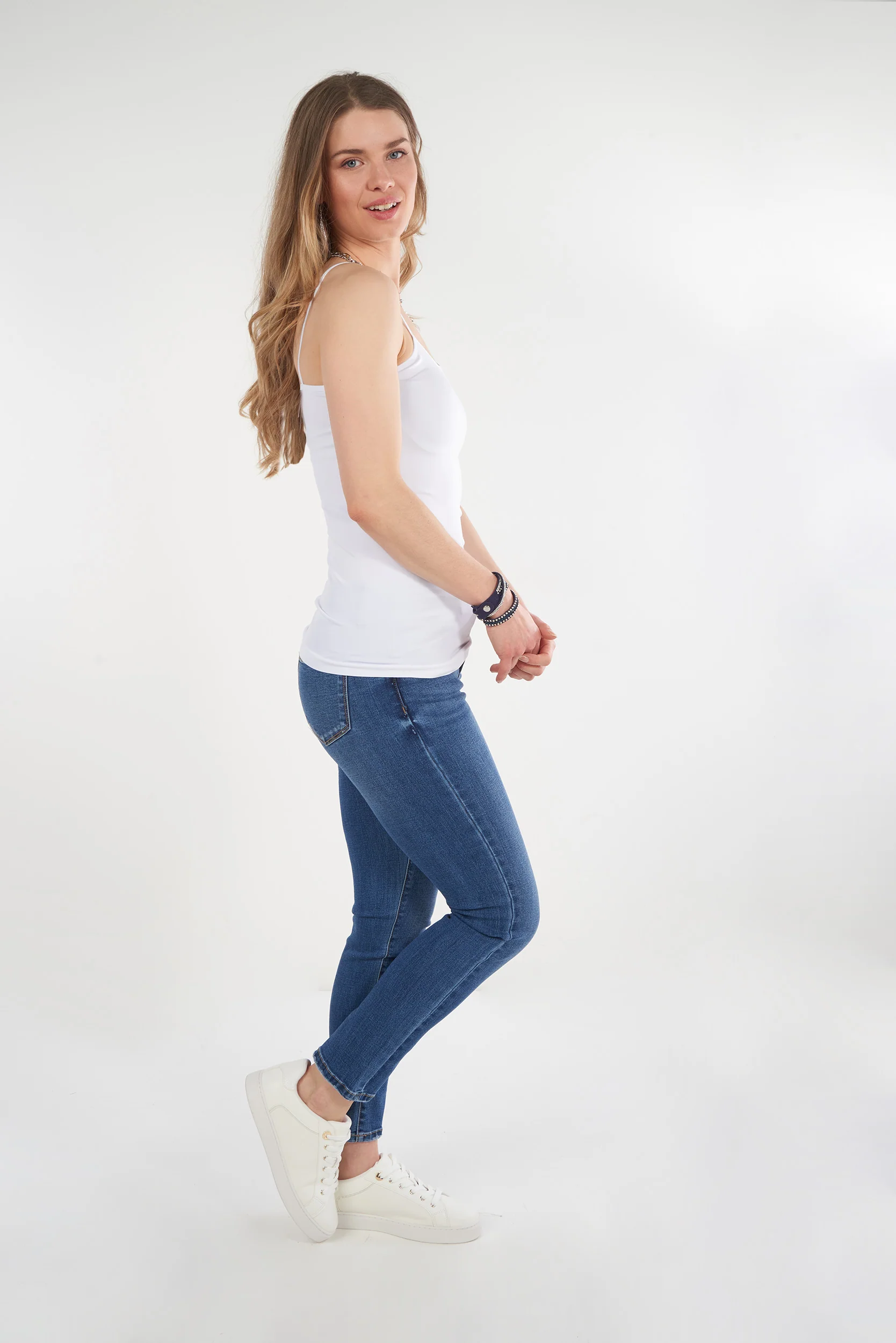 Camisole à bretelles fines élégante - T03R - (E-B18) - Image 9