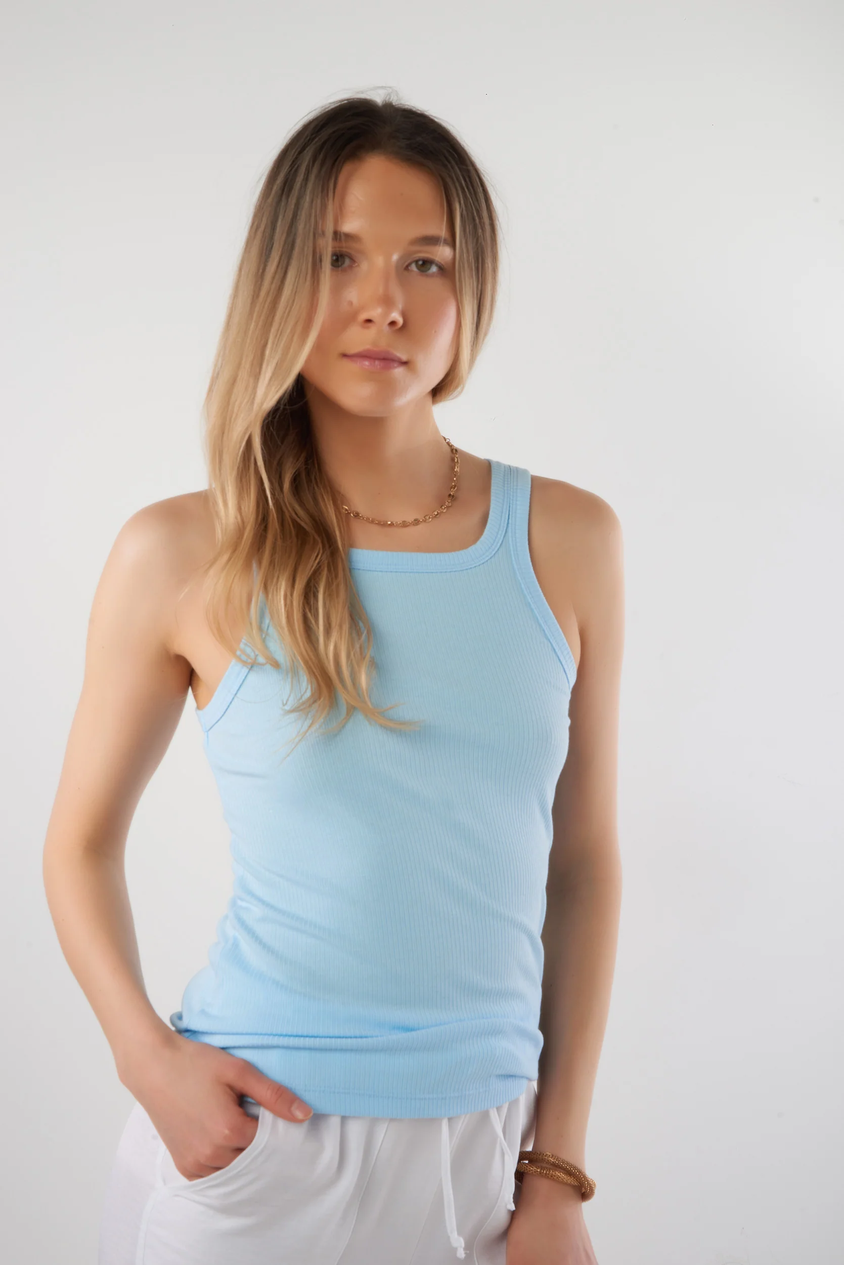 Camisole côtelée - GILL - (R-A9) - Image 11