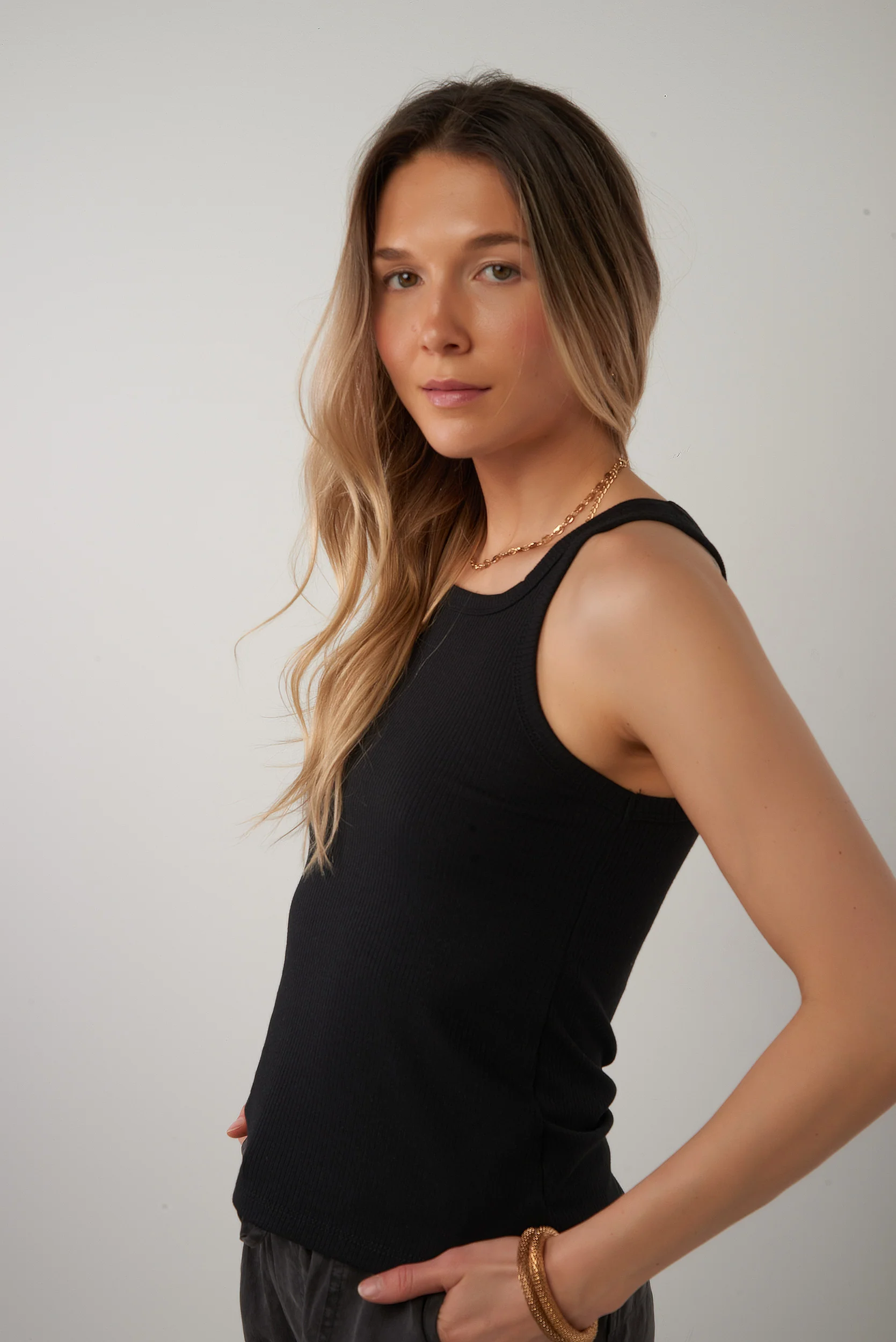 Camisole côtelée - GILL - (R-A9) - Image 17