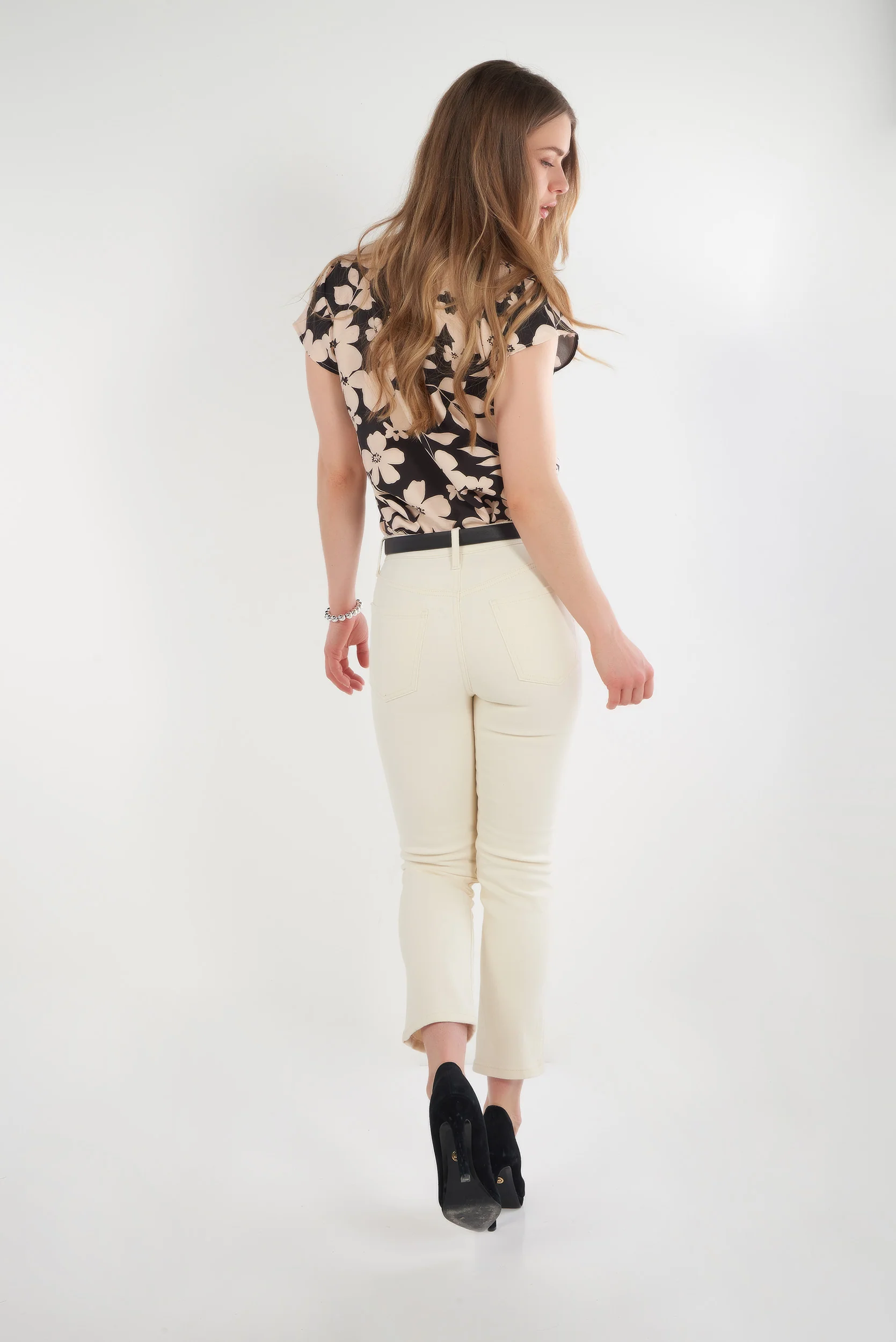 Pantalon capri en denim - CJ40616F17Z1 - (E-C12) - Image 6