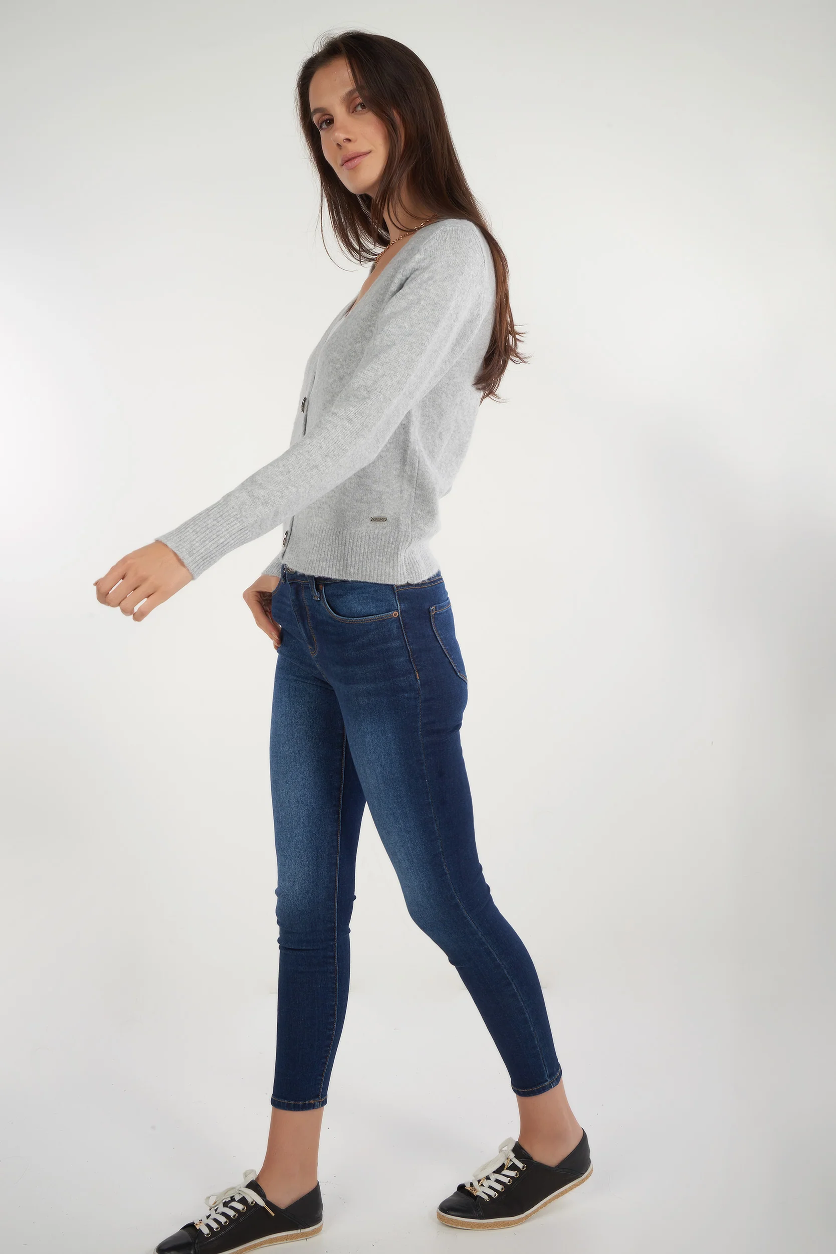 Cardigan avec boutons en boucle - CLO - (E-B4) - Image 6
