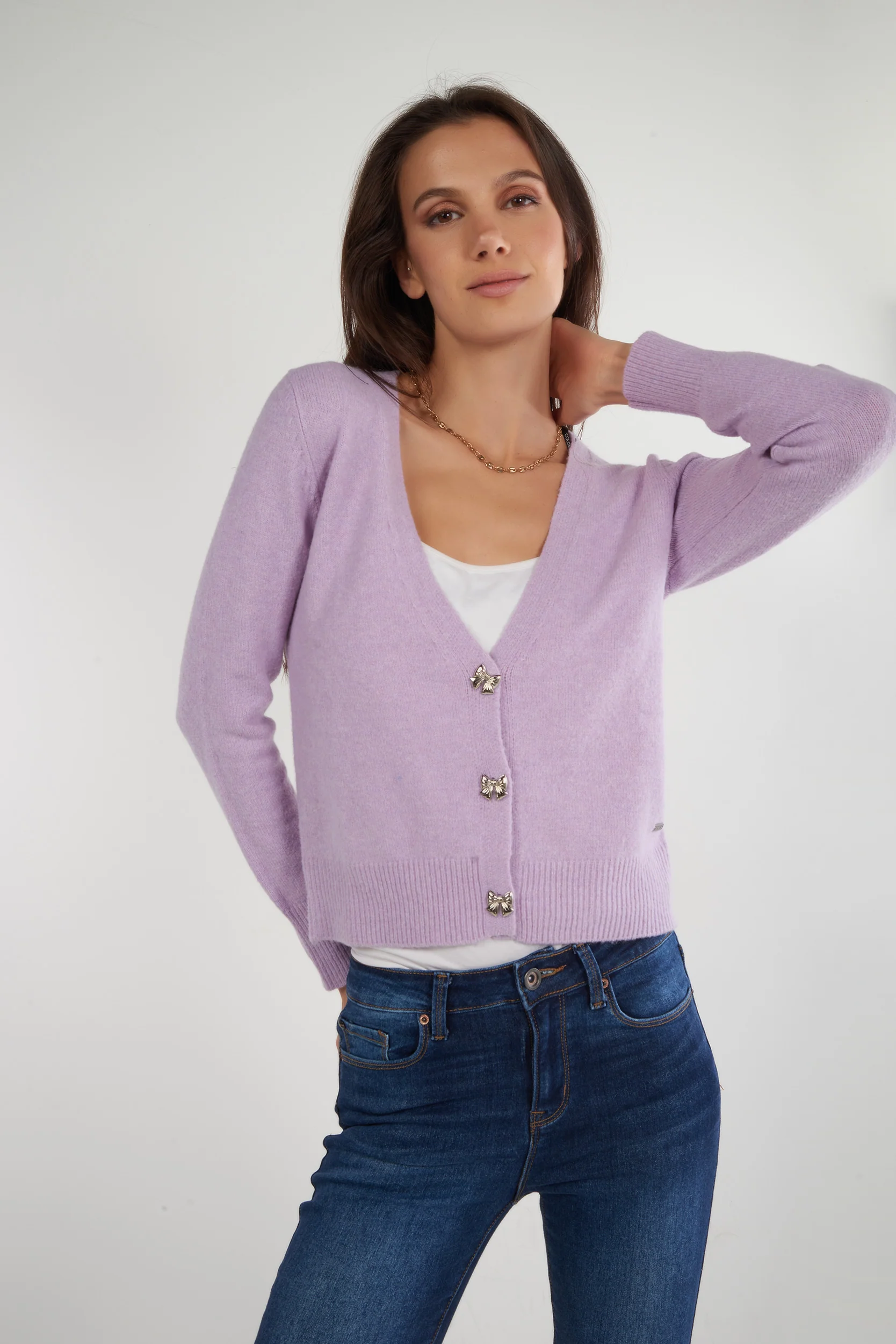 Cardigan avec boutons en boucle - CLO - (E-B4) - Image 7