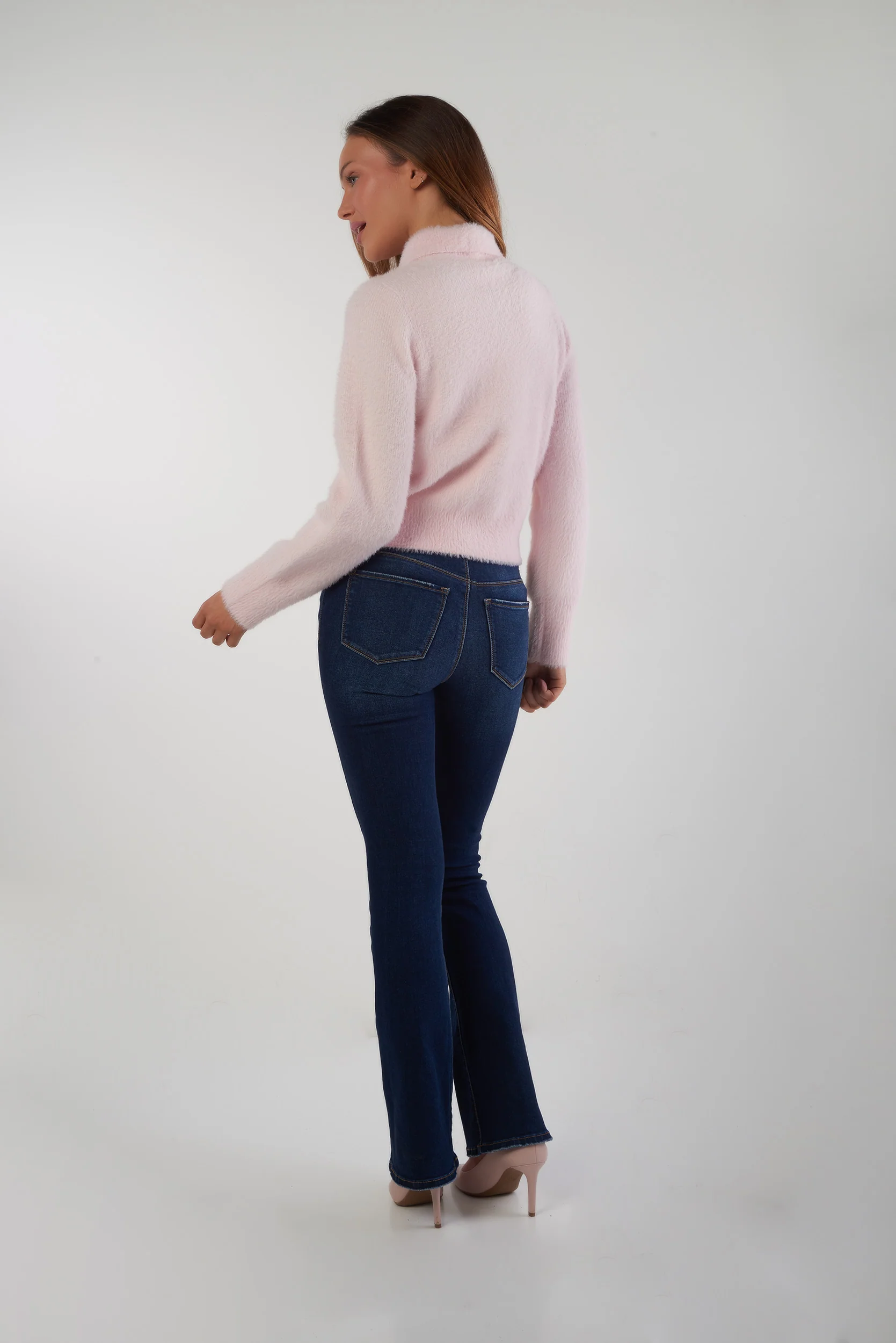 Cardigan fluffy avec zip - VALESKA - (E-B8) - Image 15