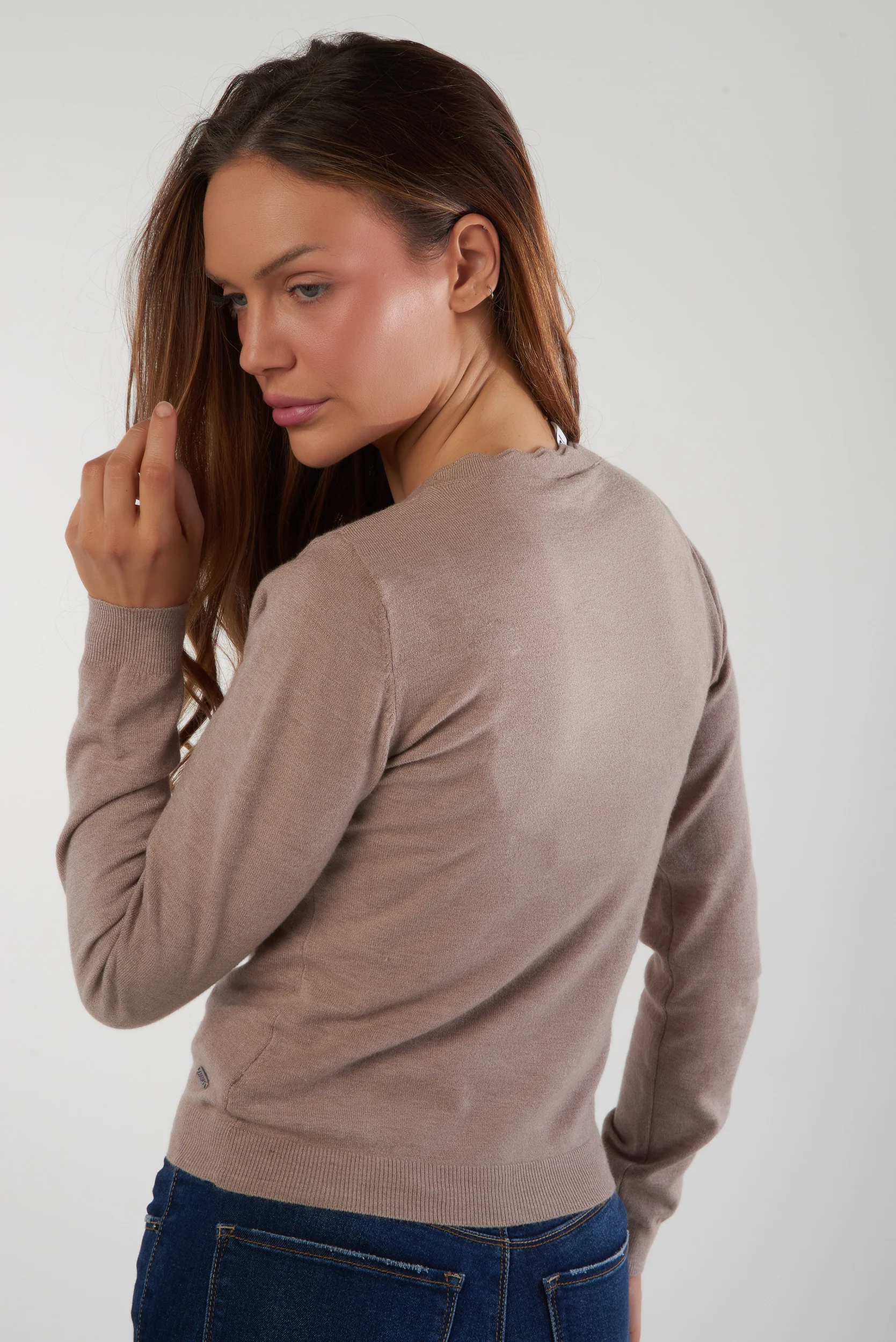 Cardigan festonné avec perles - BRUNA - (E-B8) - Image 11