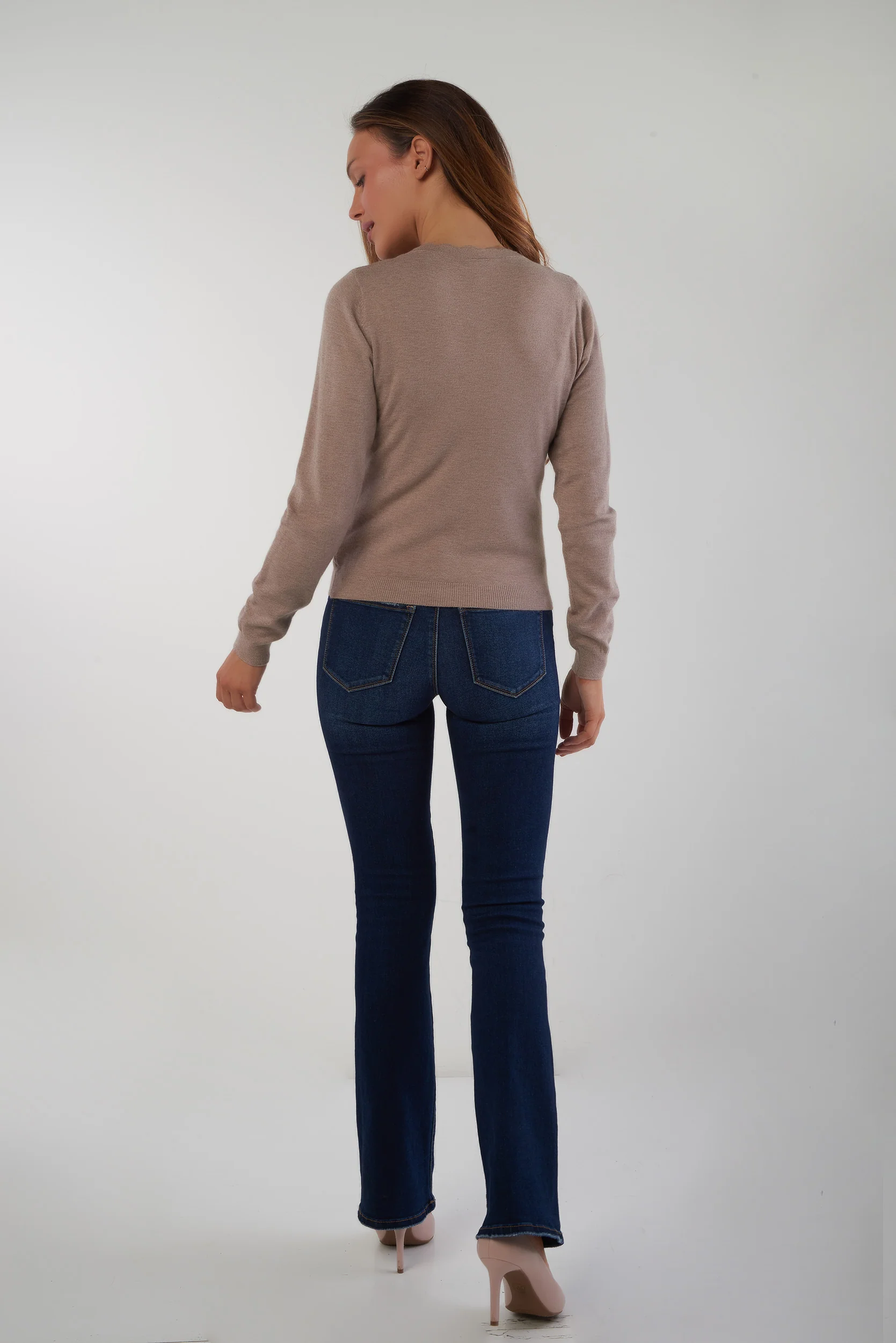 Cardigan festonné avec perles - BRUNA - (E-B8) - Image 15