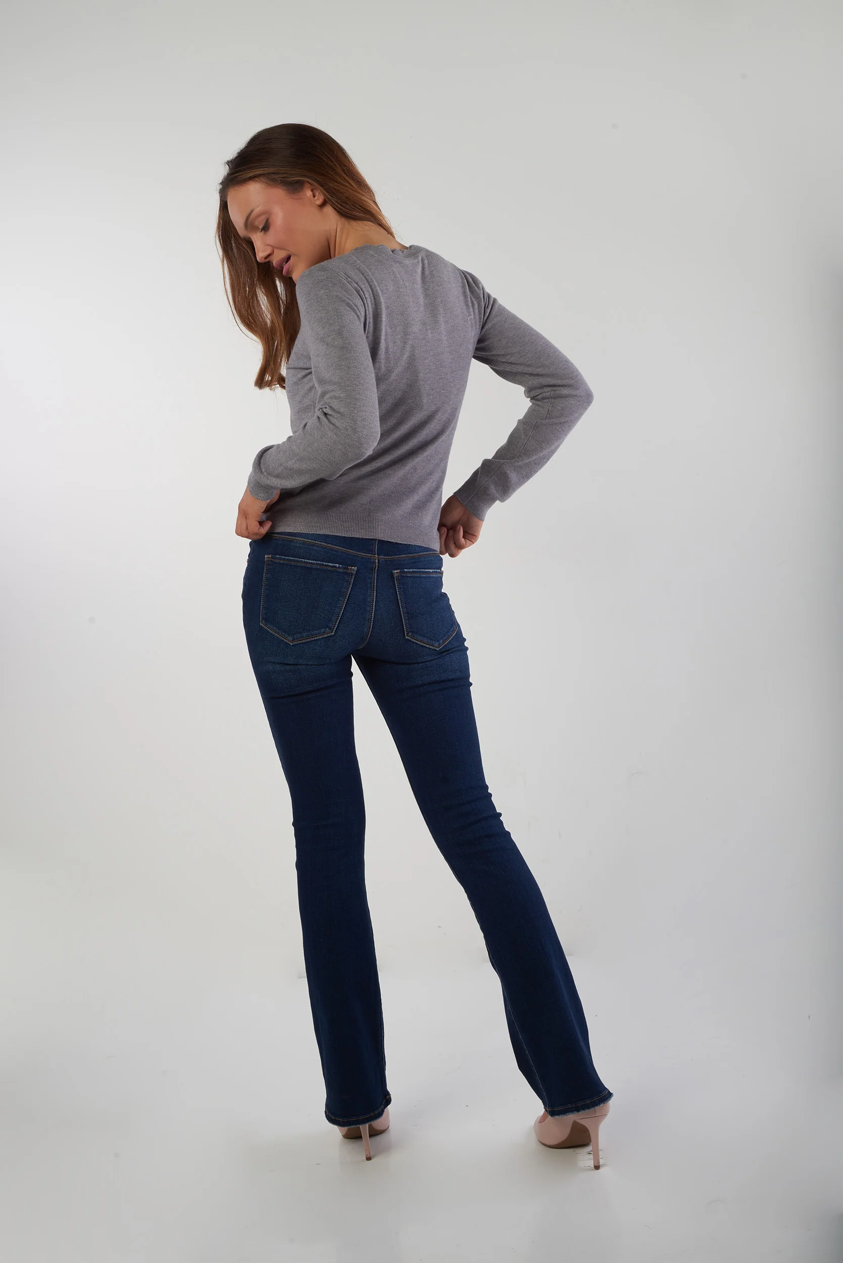 Cardigan festonné avec perles - BRUNA - (E-B8) - Image 7