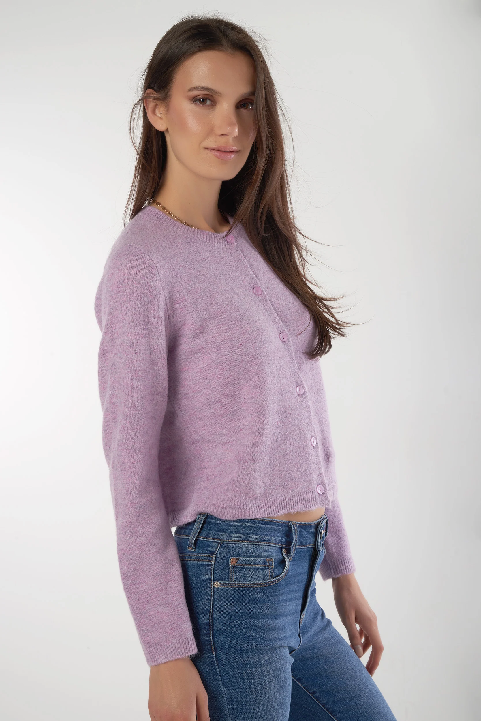 Cardigan court avec boutons - CELINDA - (E-B2) - Image 10