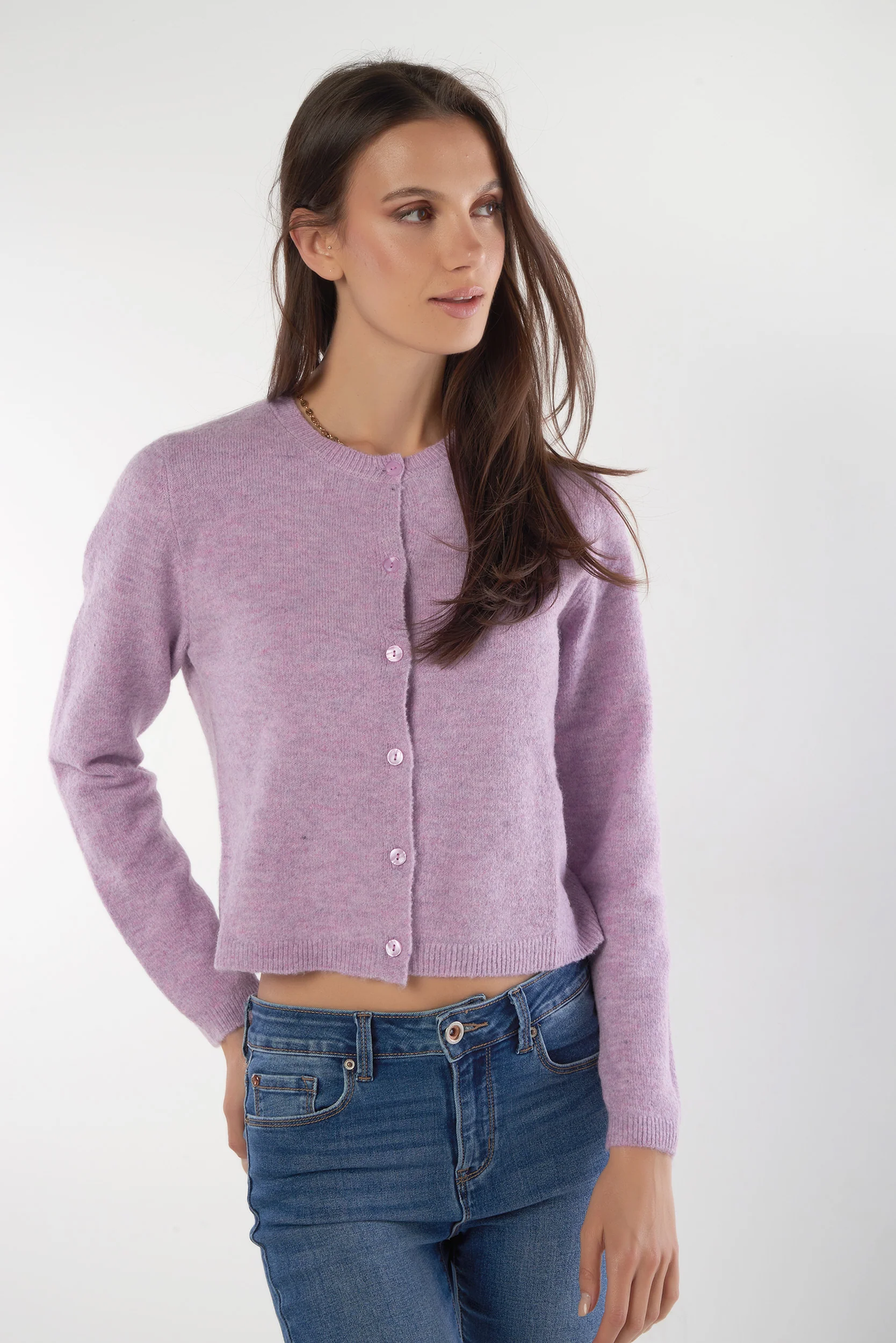 Cardigan court avec boutons - CELINDA - (E-B2) - Image 11